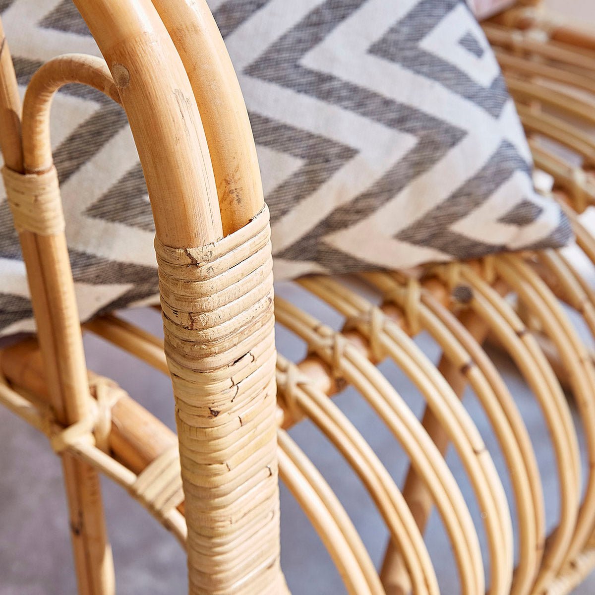 Lot de 2 fauteuils en rotin  PAOLA naturel, BERAH GETAH