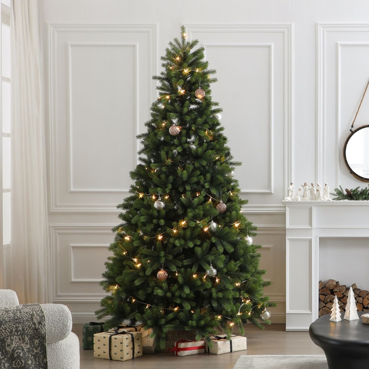 Arbre de noël décoratif artificiel H250 NOËL vert, SIA DECO
