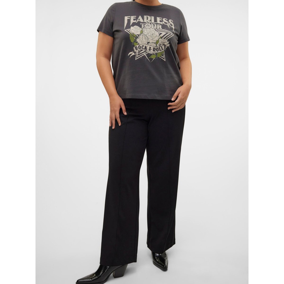Pantalon À Jambe Large noire - black, VERO MODA