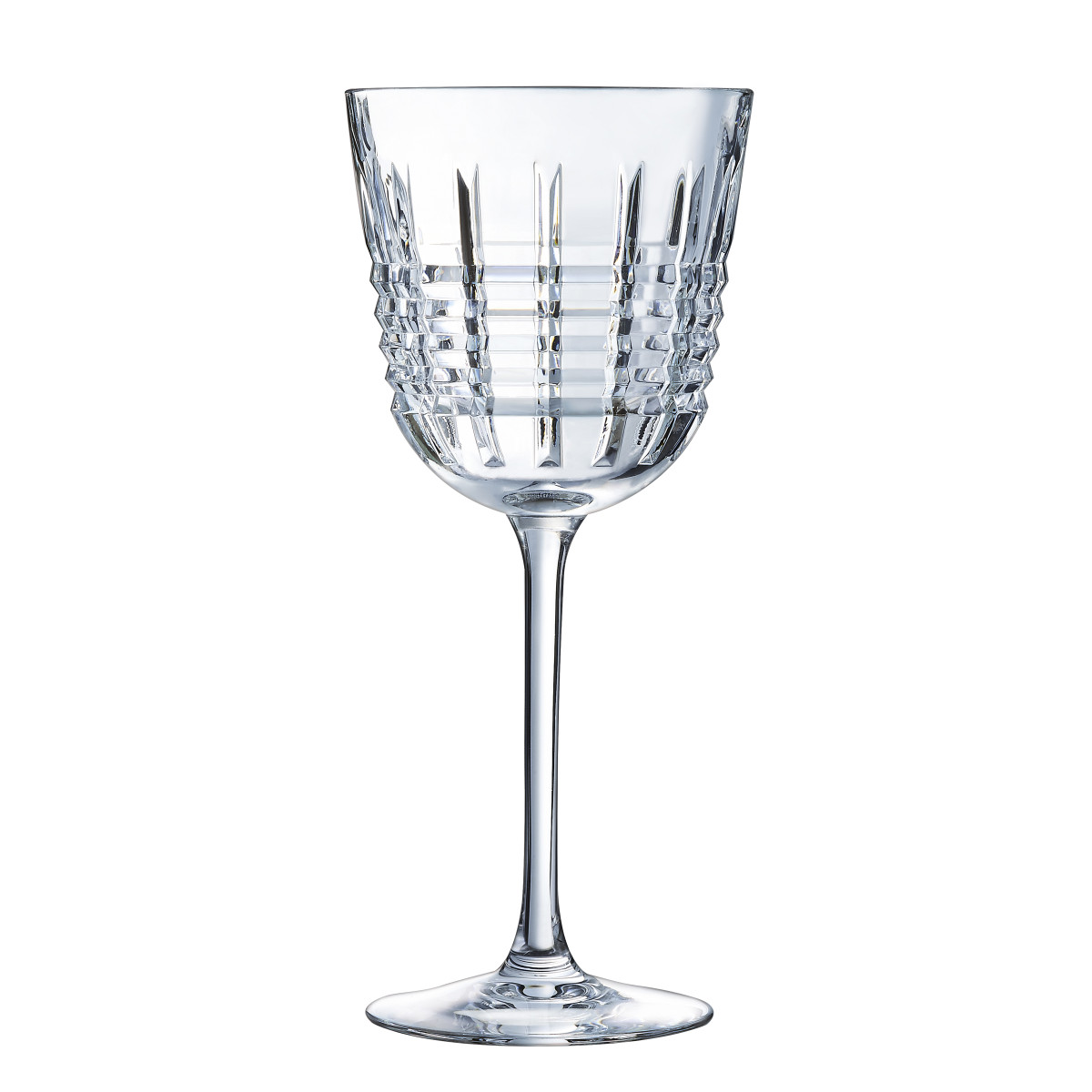 Boite de 4 verres à pied 35 cl - RENDEZ-VOUS transparent, CRISTAL D ARQUES