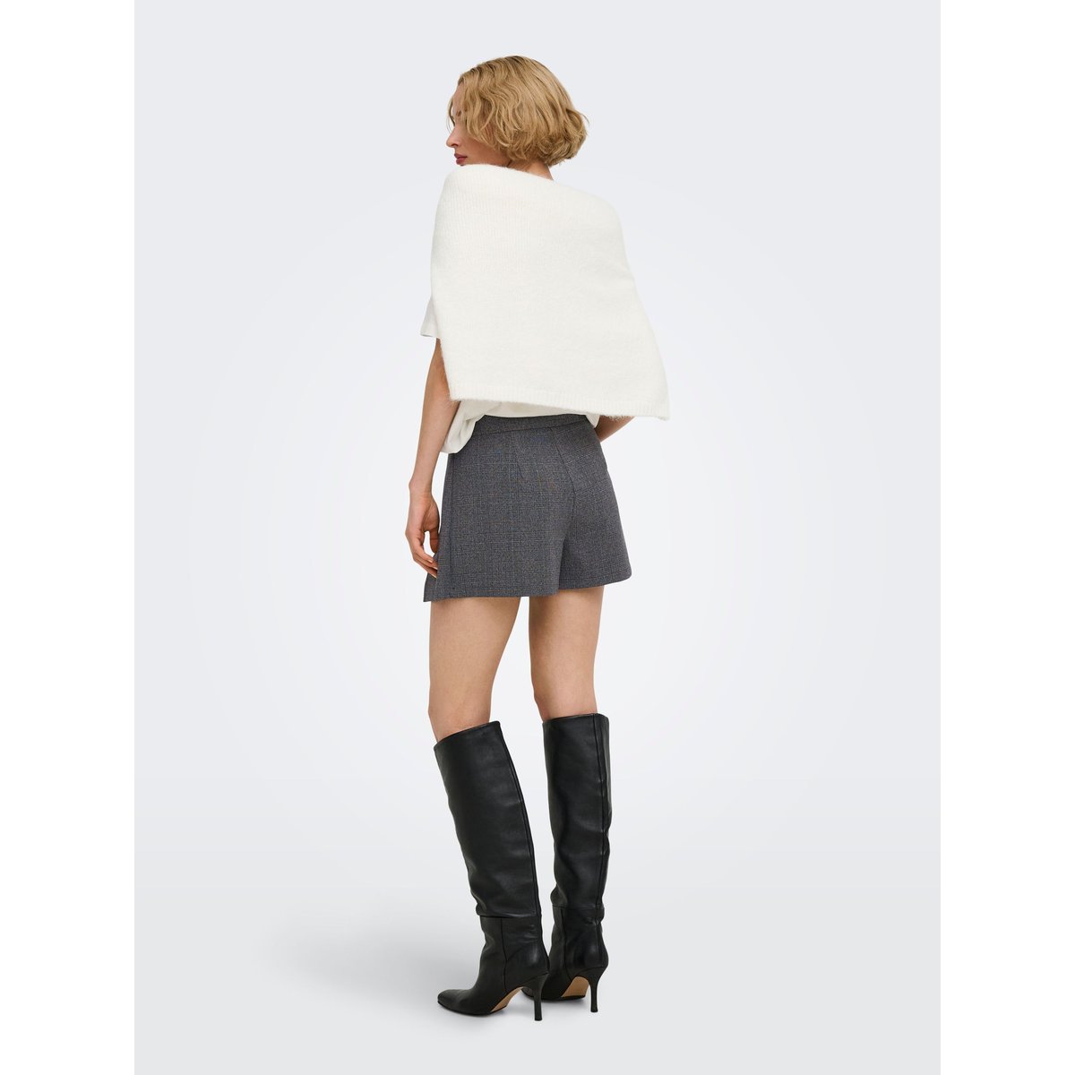 Skort dark grey melange, ONLY