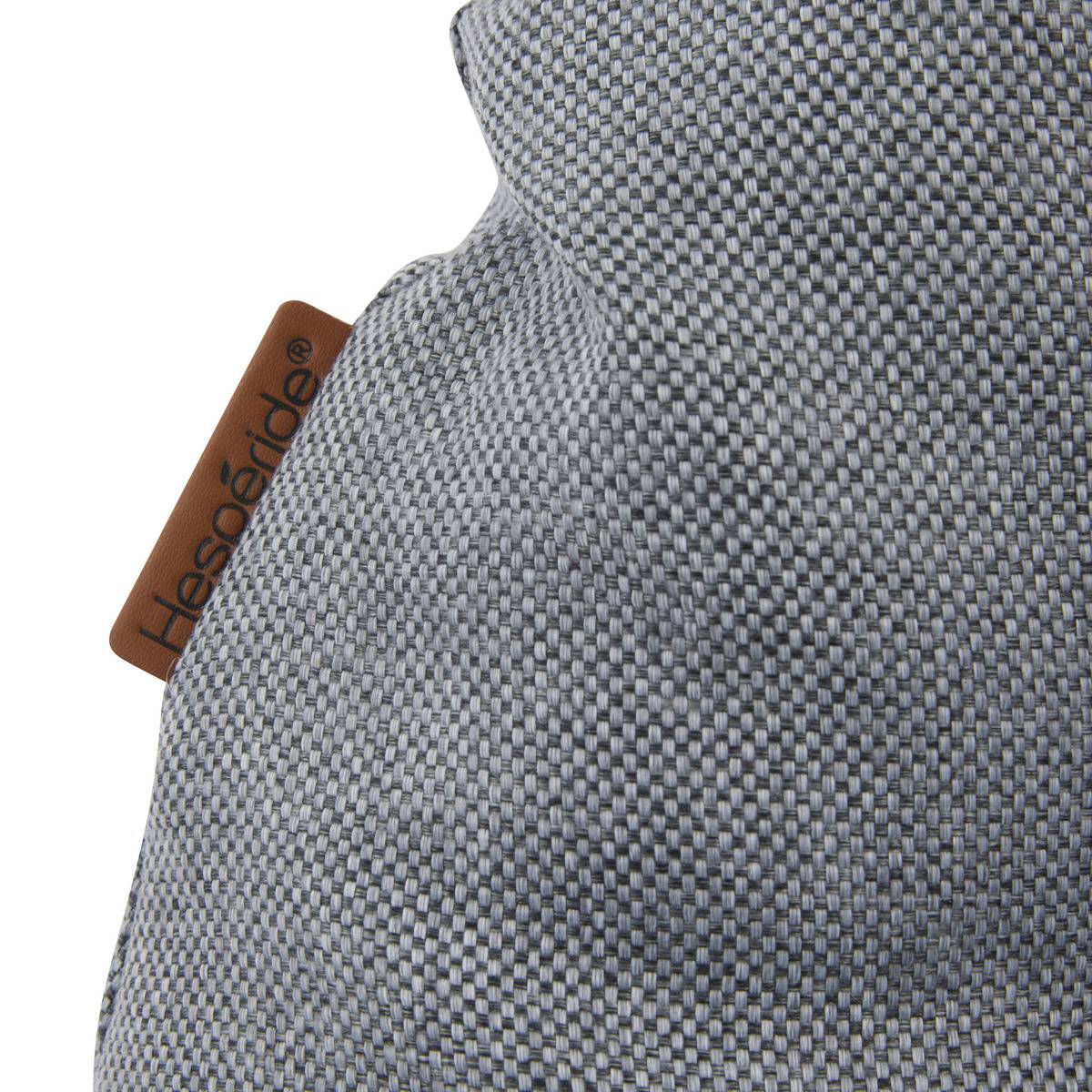 Salon de jardin 4 places corde tressée coussins capitonnés PAOPAO gris graphite, HESPERIDE