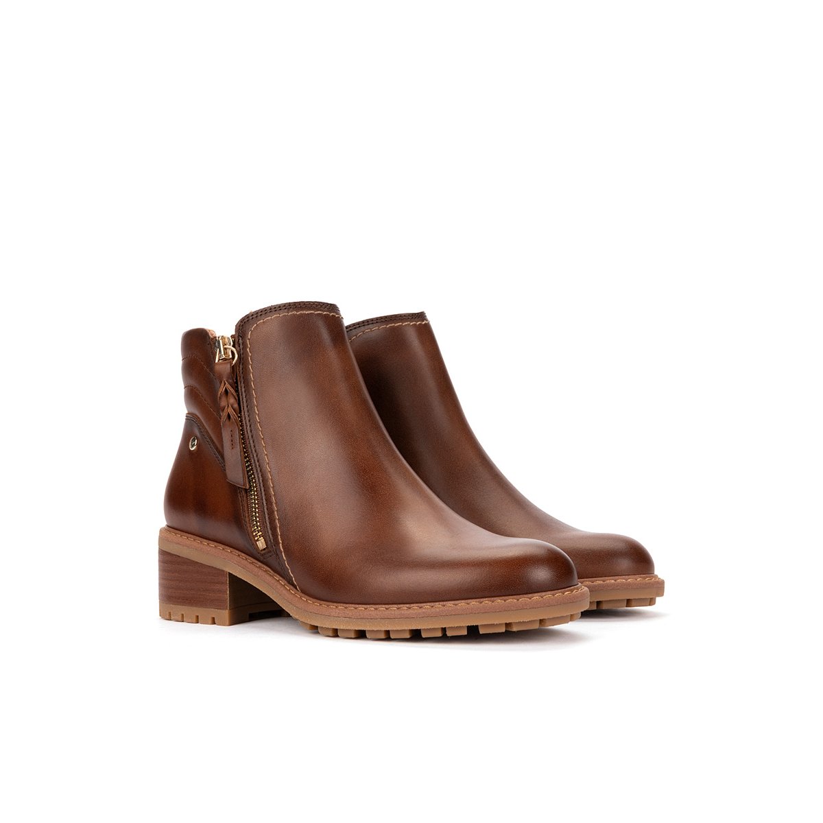 Bottines à talon cuir Medina cuero, PIKOLINOS