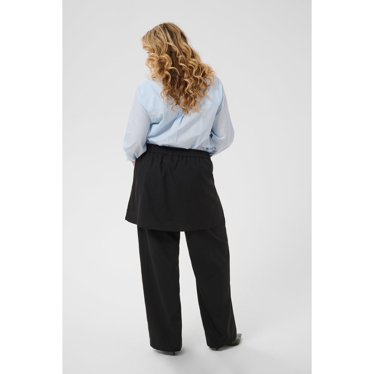 Pantalon de costume noir black deep cc., KAFFE CURVE