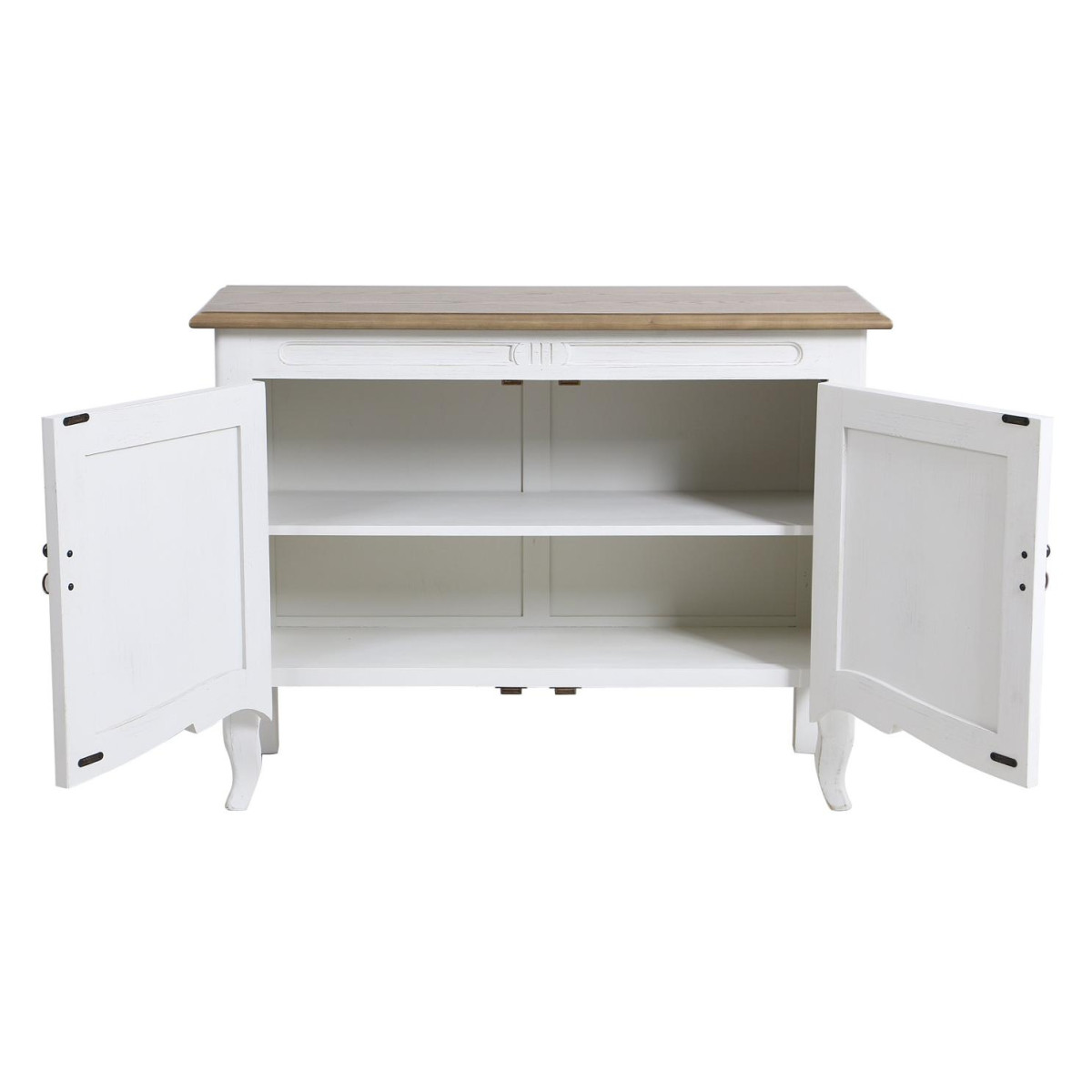 Buffet bas 2 portes - MANOIR blanc, INTERIOR'S
