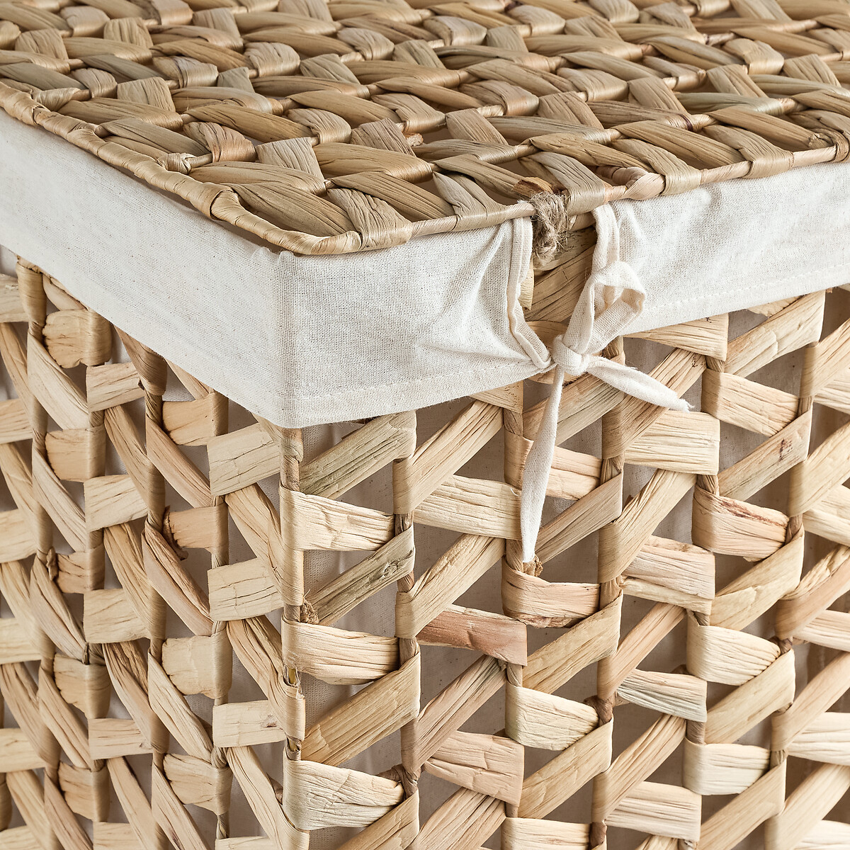 Lomopi Double Compartment Laundry Basket natural, LA REDOUTE INTERIEURS