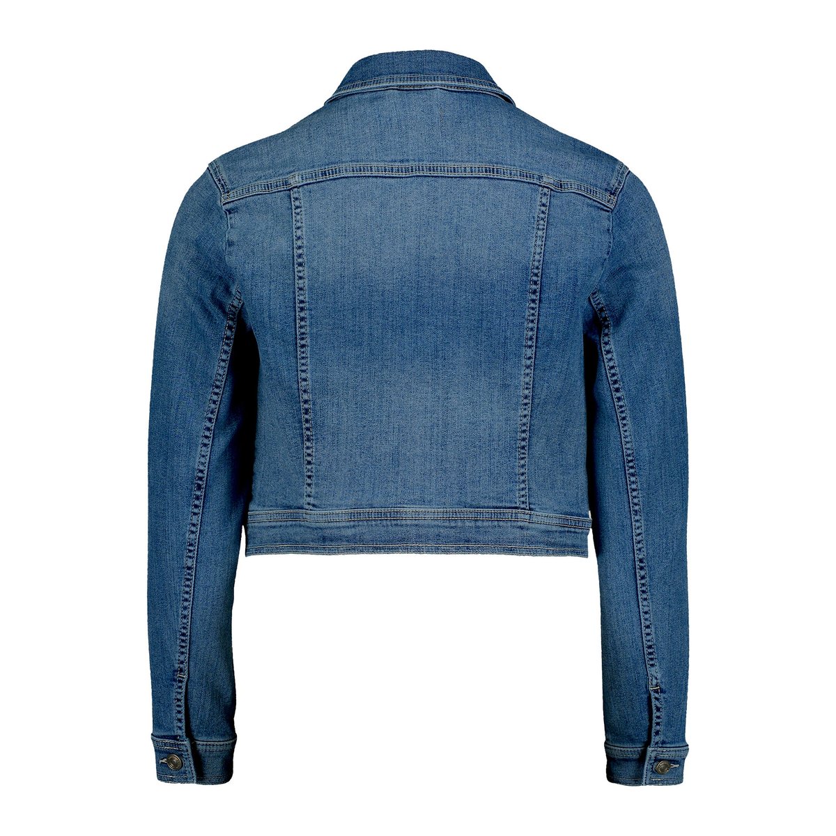 Veste en jean à effet délavé bleu, VERA MONT