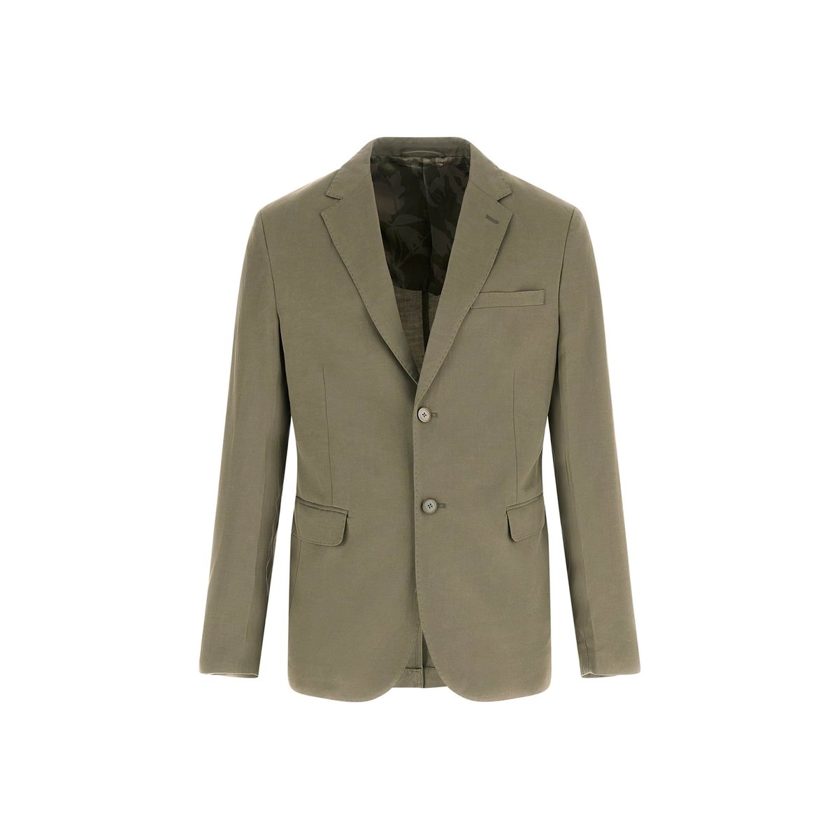 Blazer Simple Boutonnage vert olive, GUESS