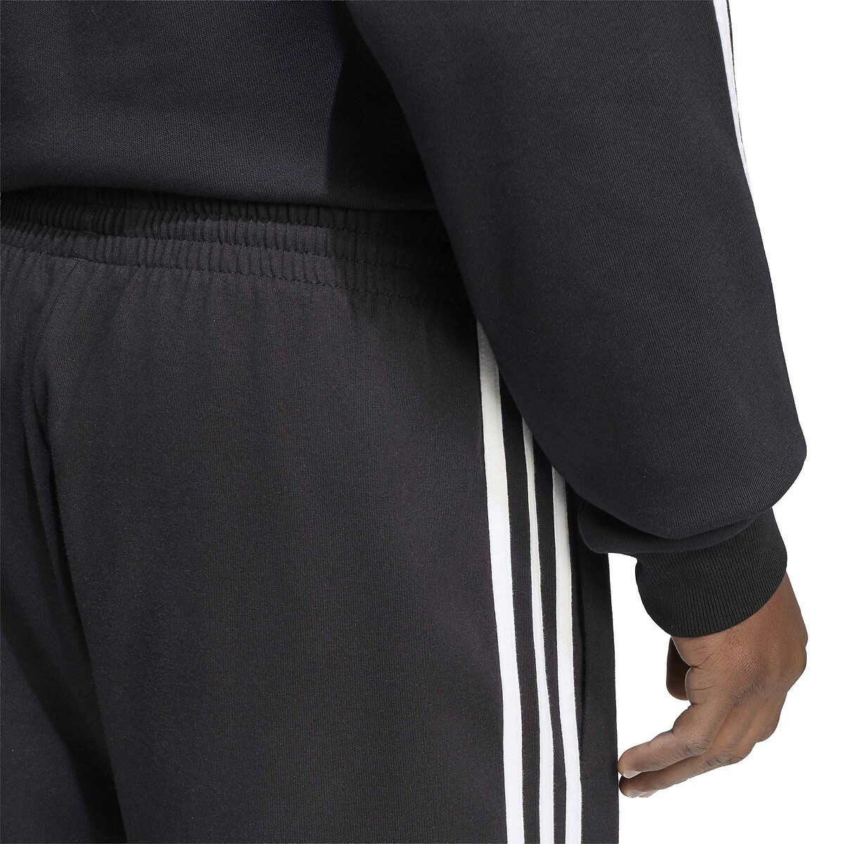 Short, longueur genou, ESSENTIALS noir, ADIDAS SPORTSWEAR