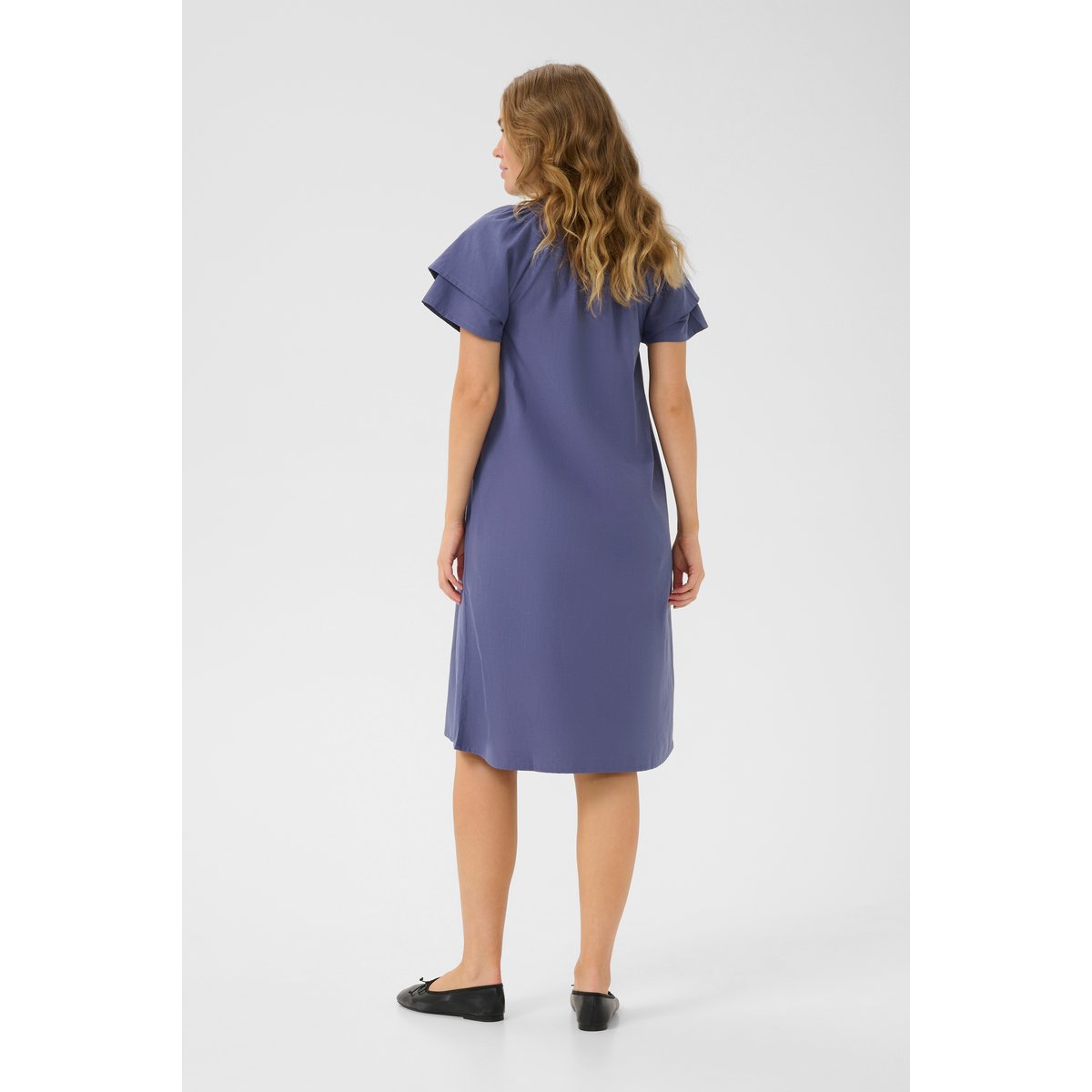 Dress bleu blue indigo, KAFFE