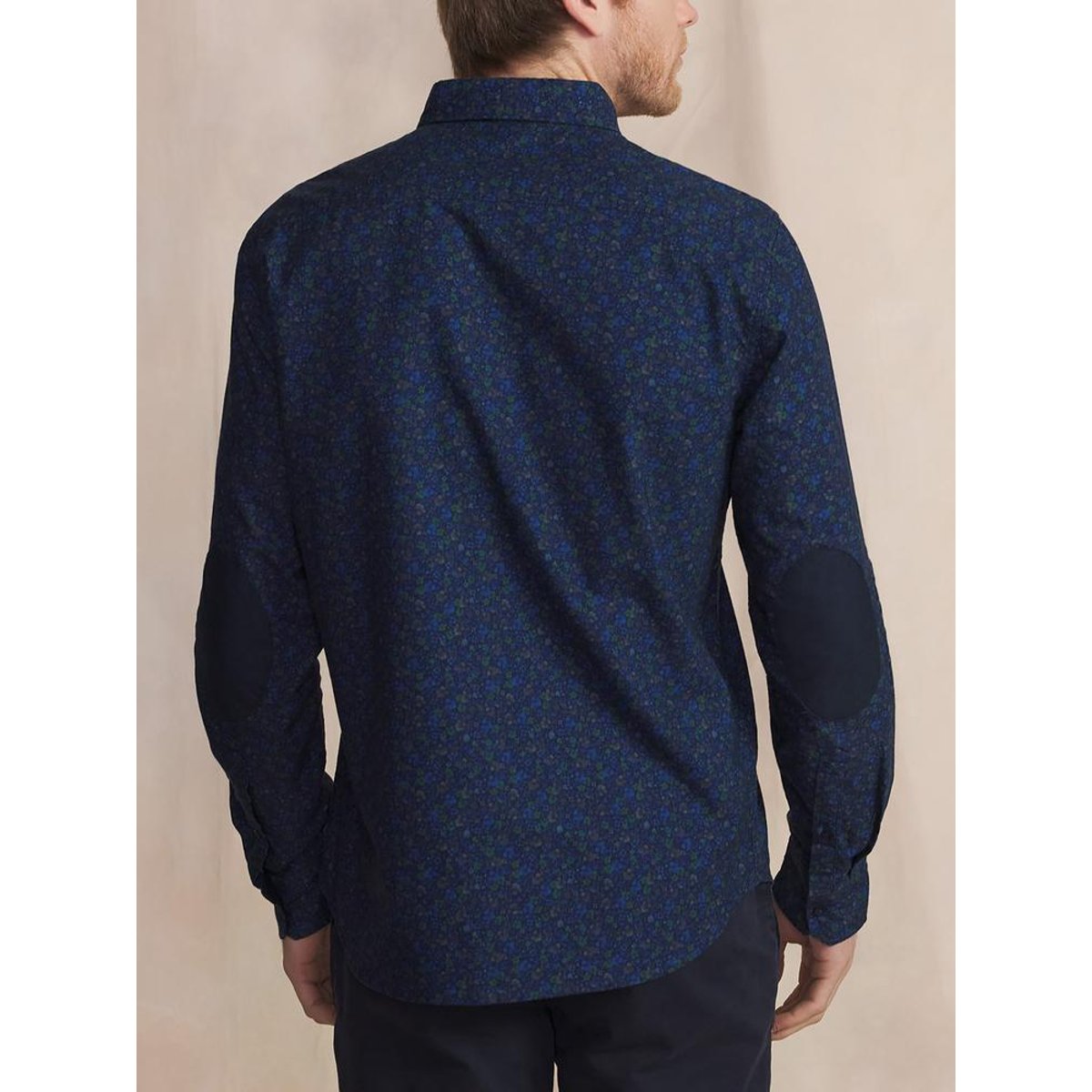 Chemise manches longues JANAVCHE marine, TBS