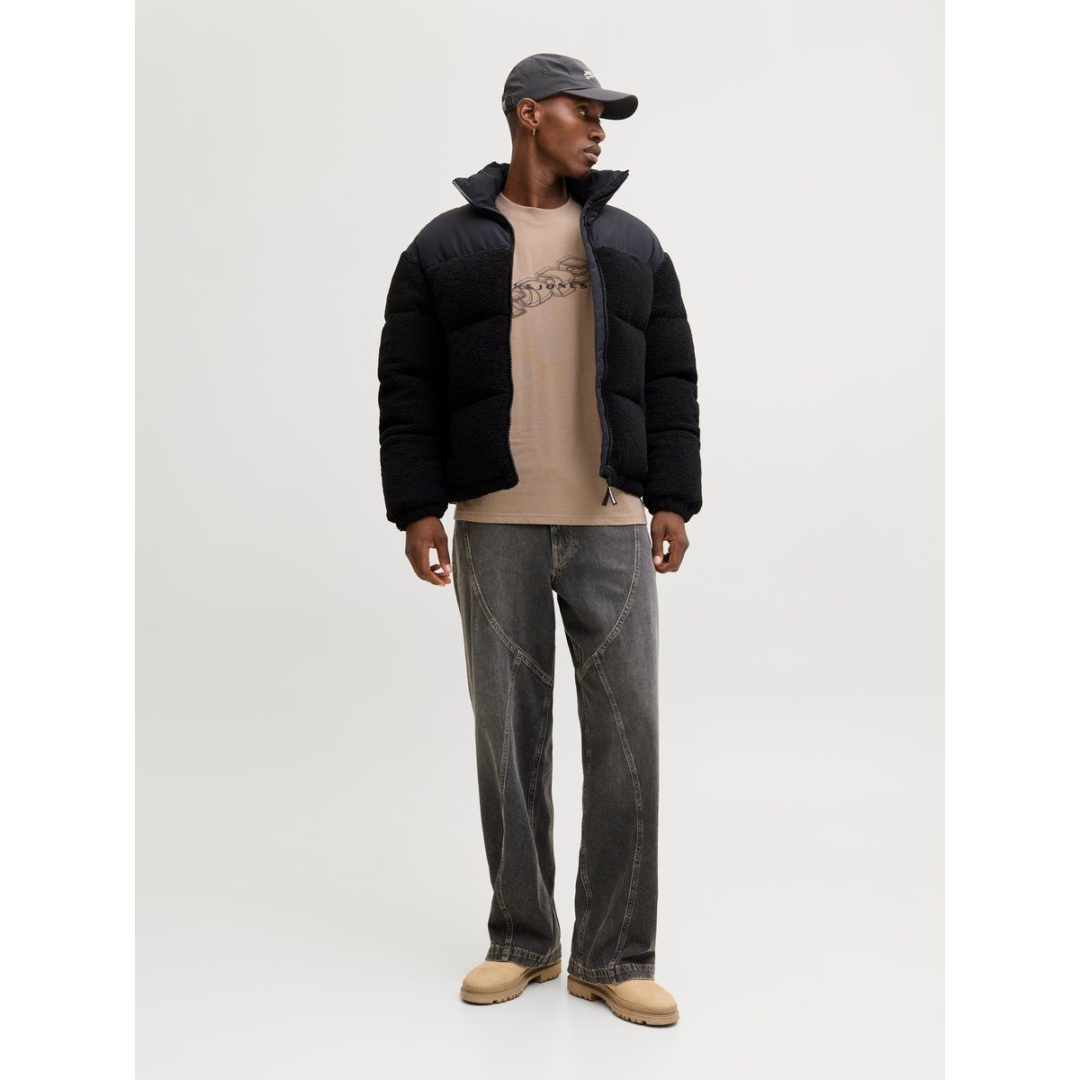 T-Shirt desert taupe, JACK & JONES