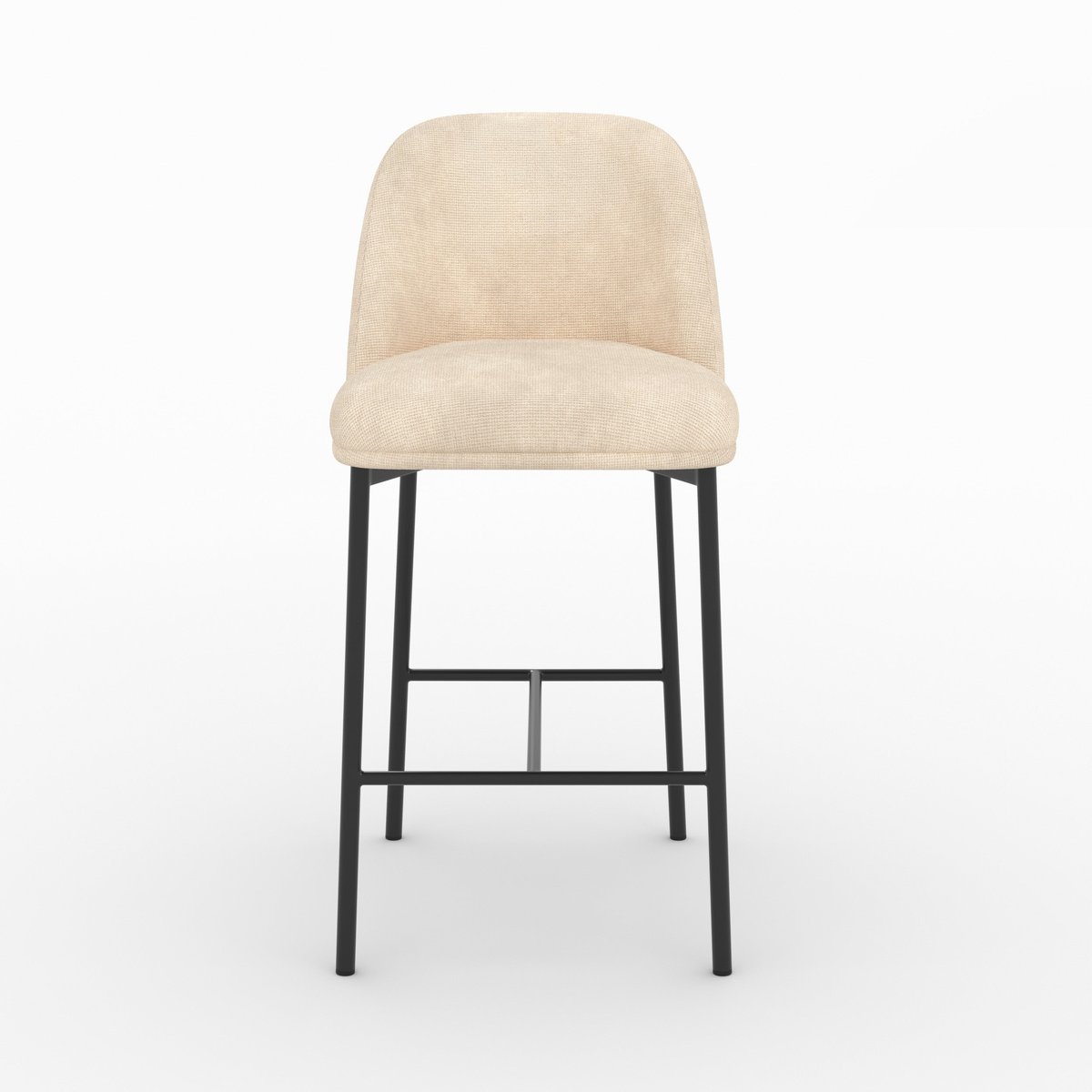 Tabouret de bar Noah - NOAH beige, MAISON PAVANE