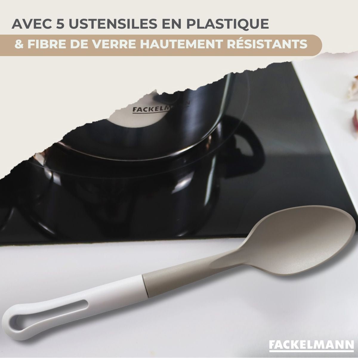 Batterie 1 poêle 28cm + 3 casseroles 16/18/20cm BRANDAO VARIO noir|vert, FACKELMANN