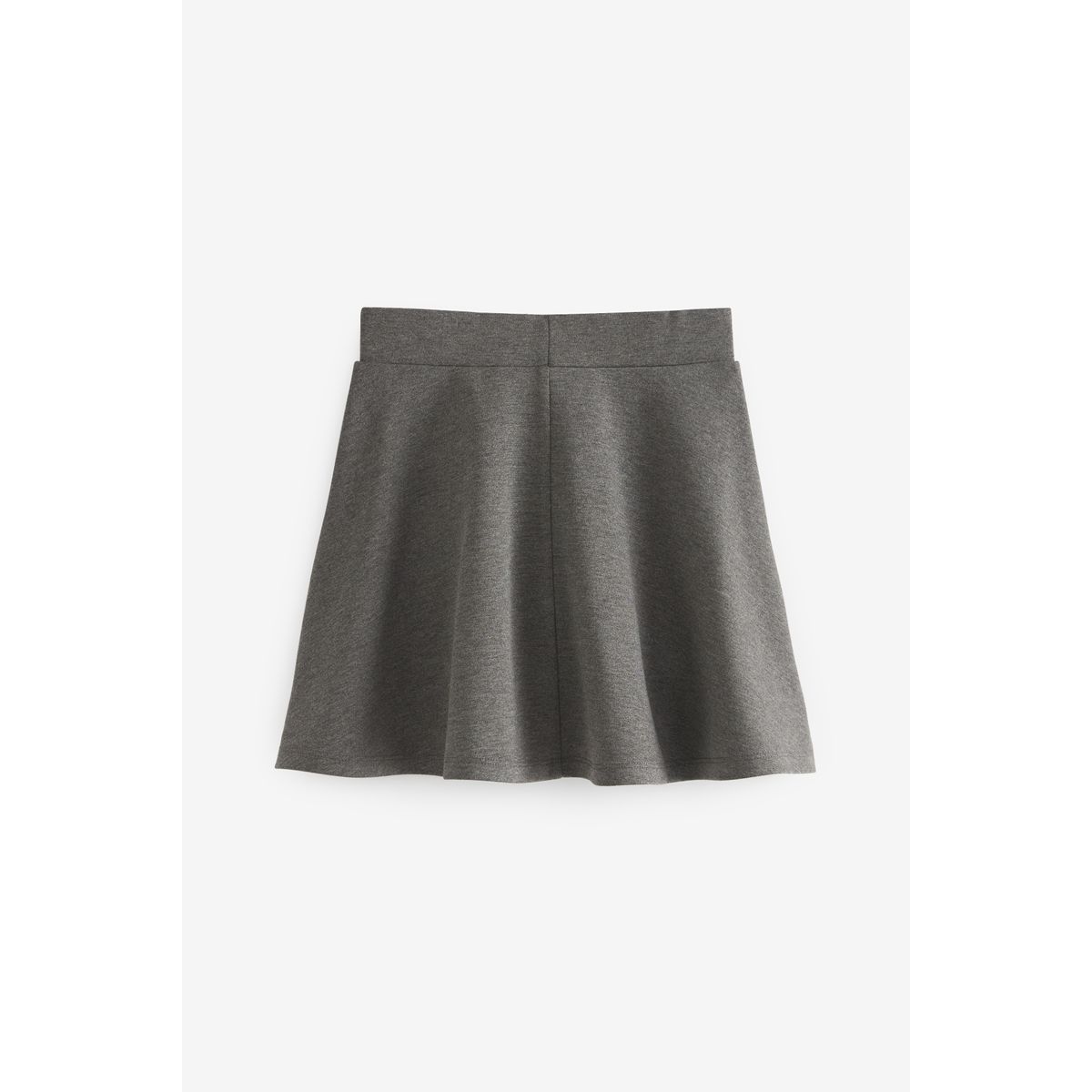 Jupe-short patineuse d'école en jersey stretch gris, NEXT