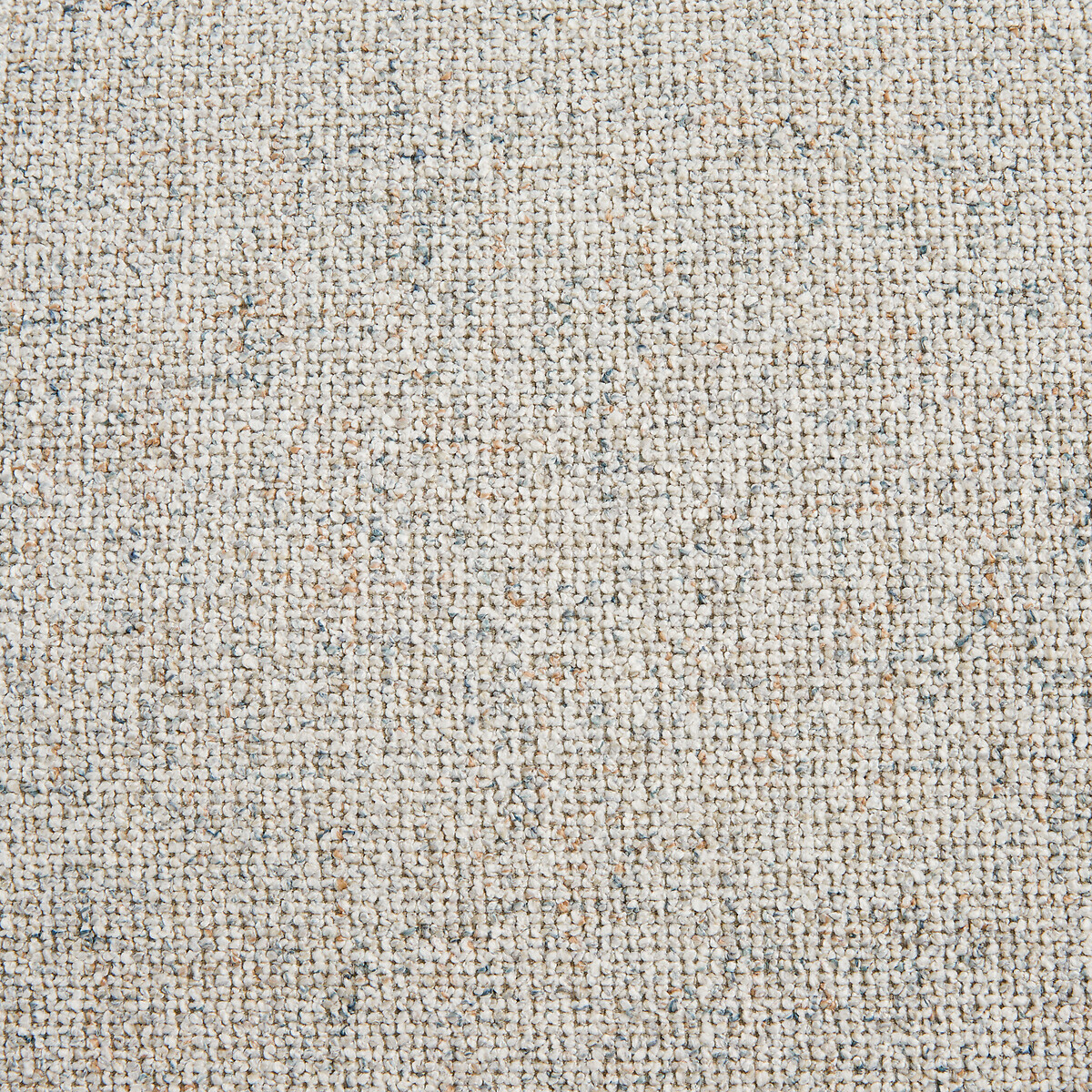 Canapé d'angle, convertible, 3 places, avec coffre, en texturé moucheté, GALENE ecru/bleu, LA REDOUTE INTERIEURS