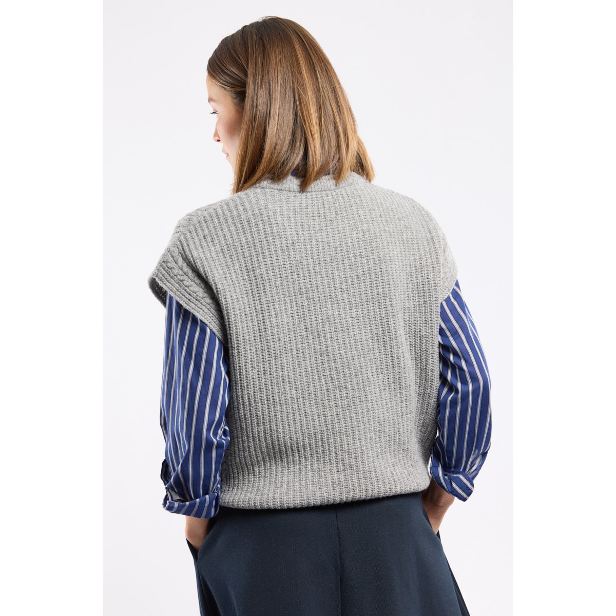 Pull sans manche - laine sleet, ARMOR-LUX