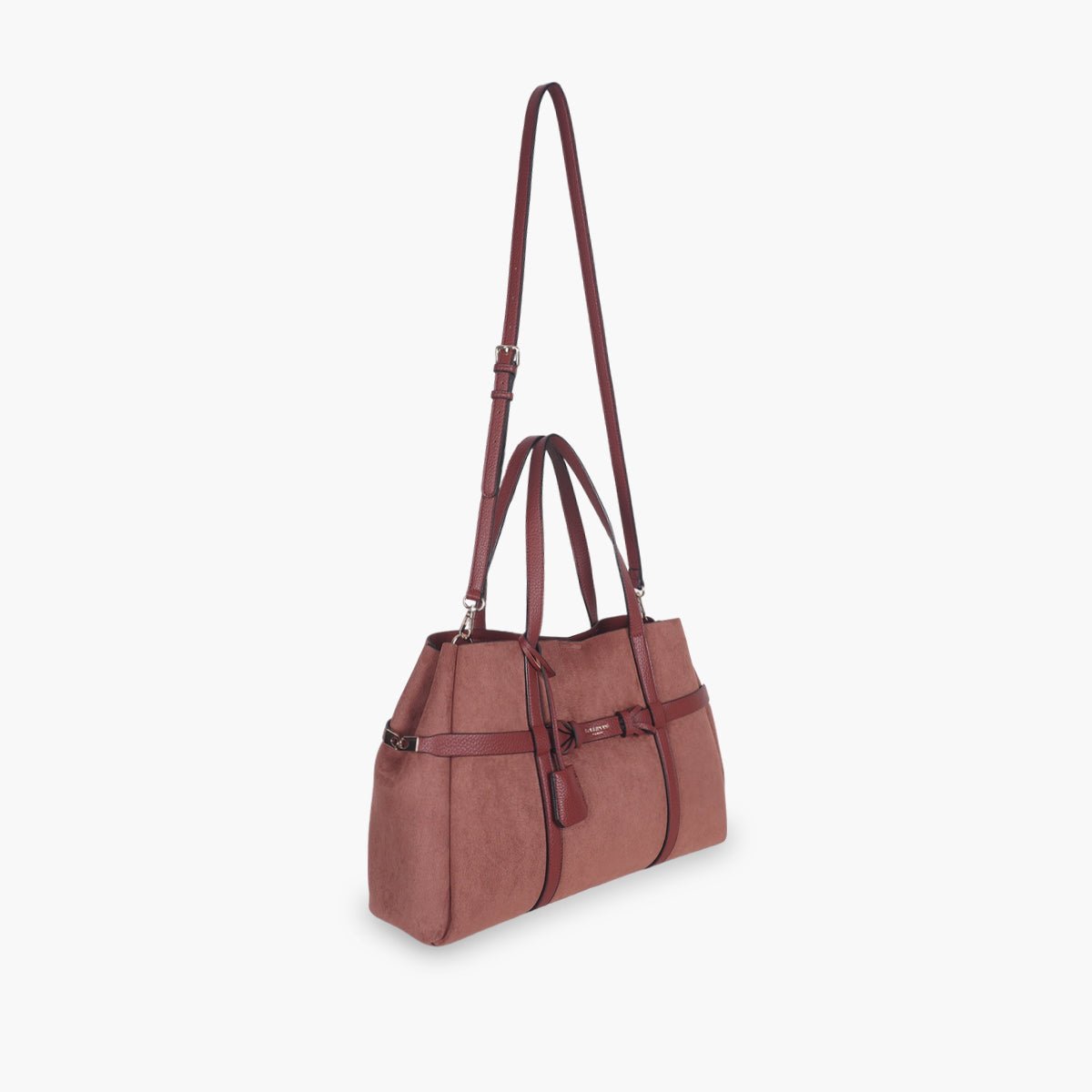 Grand sac shopper Taja doré,brique, LOLLIPOPS