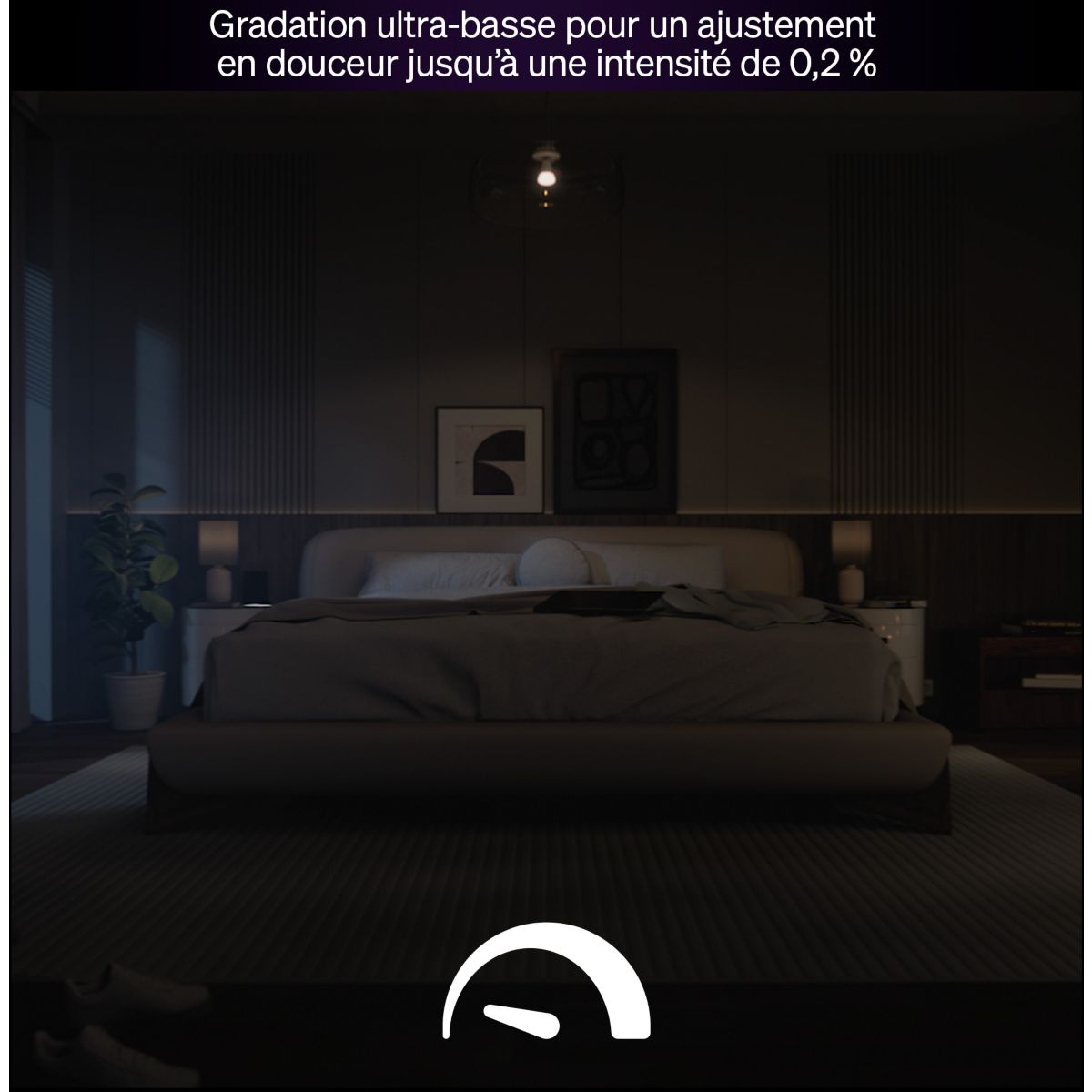 Ampoule LED connectée E27 White 75W couleur unique, PHILIPS HUE