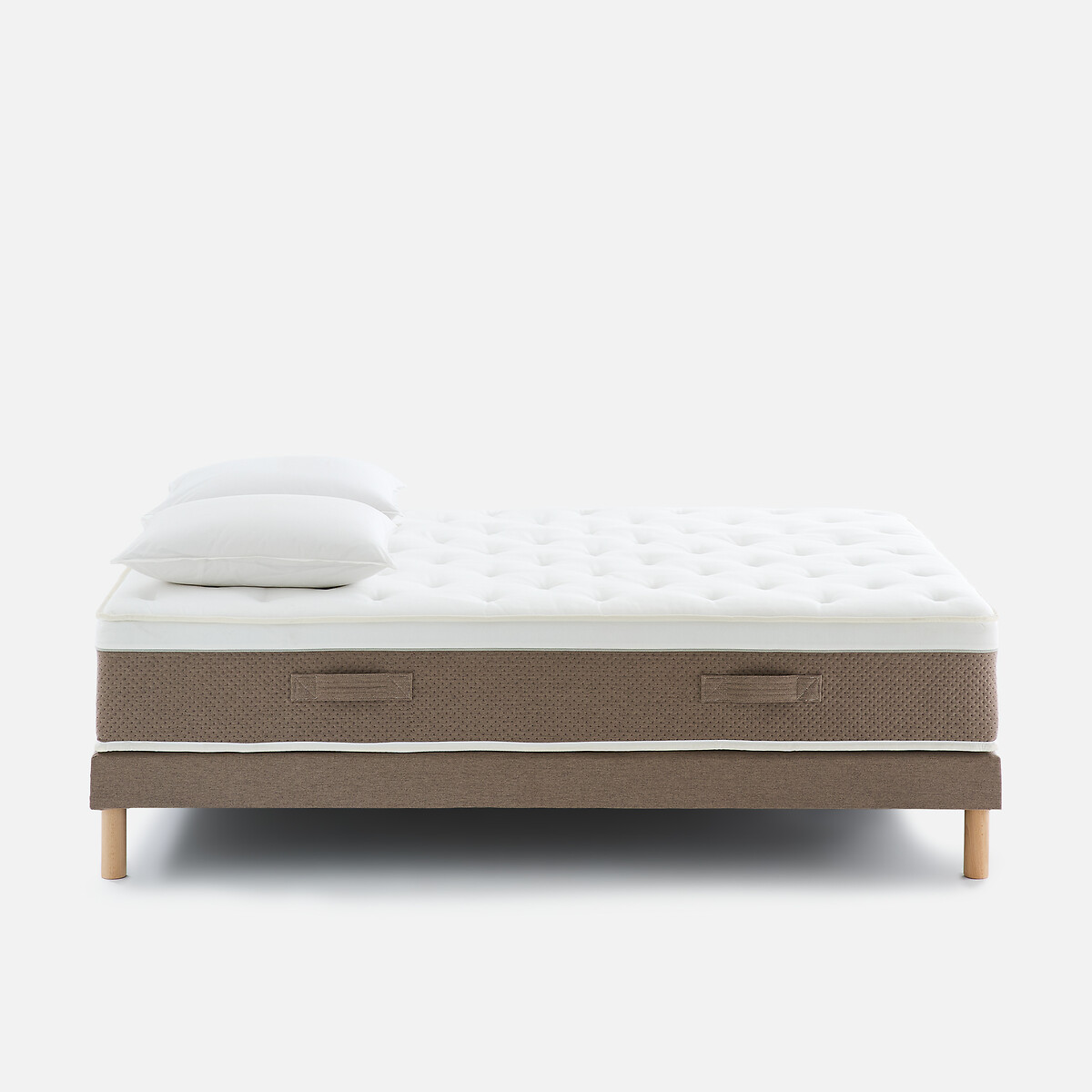 Matelas hybride Premium, 1326 ressorts+mousses, soutien ferme, accueil équilibré taupe, LA REDOUTE INTERIEURS