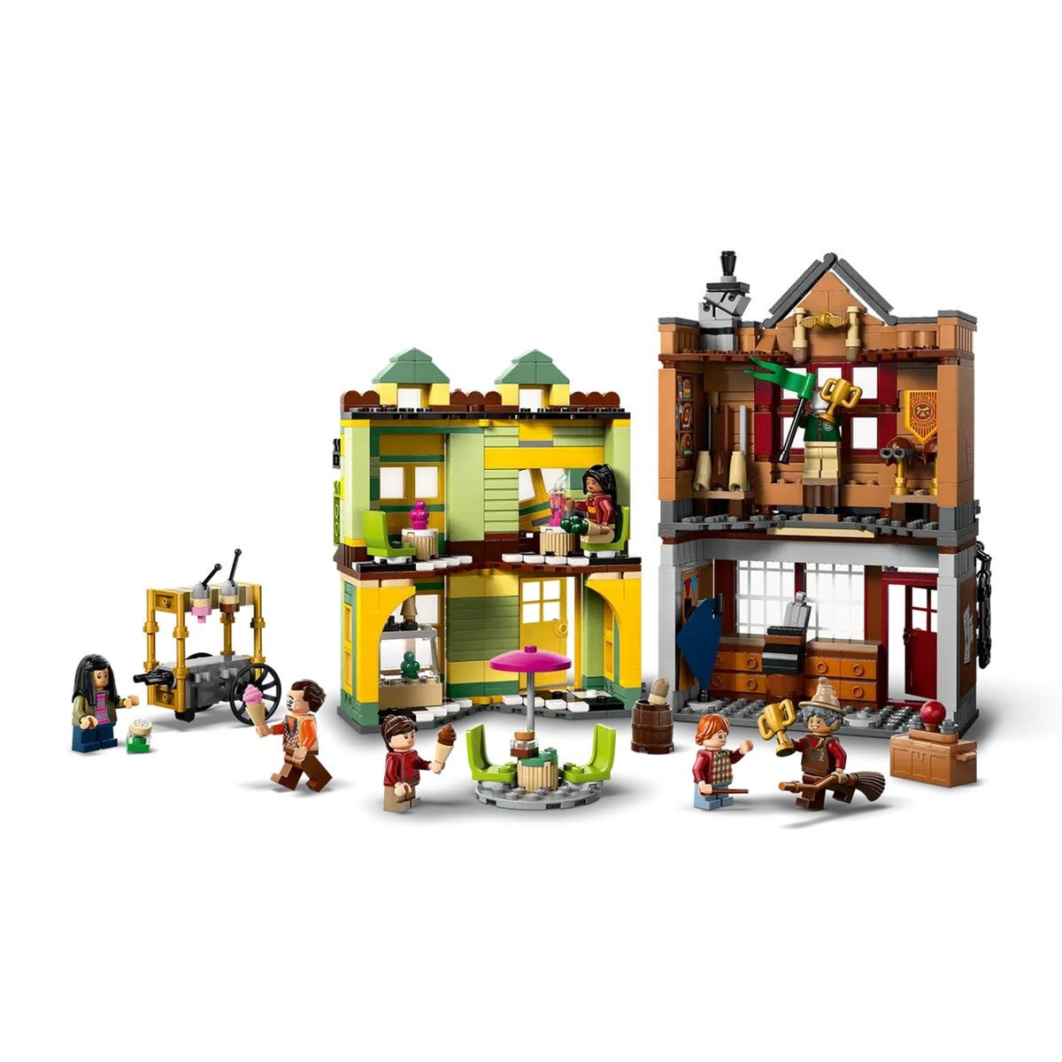 Magasin d'accessoires de Quidditch™ et marchand de glaces multicolore, LEGO