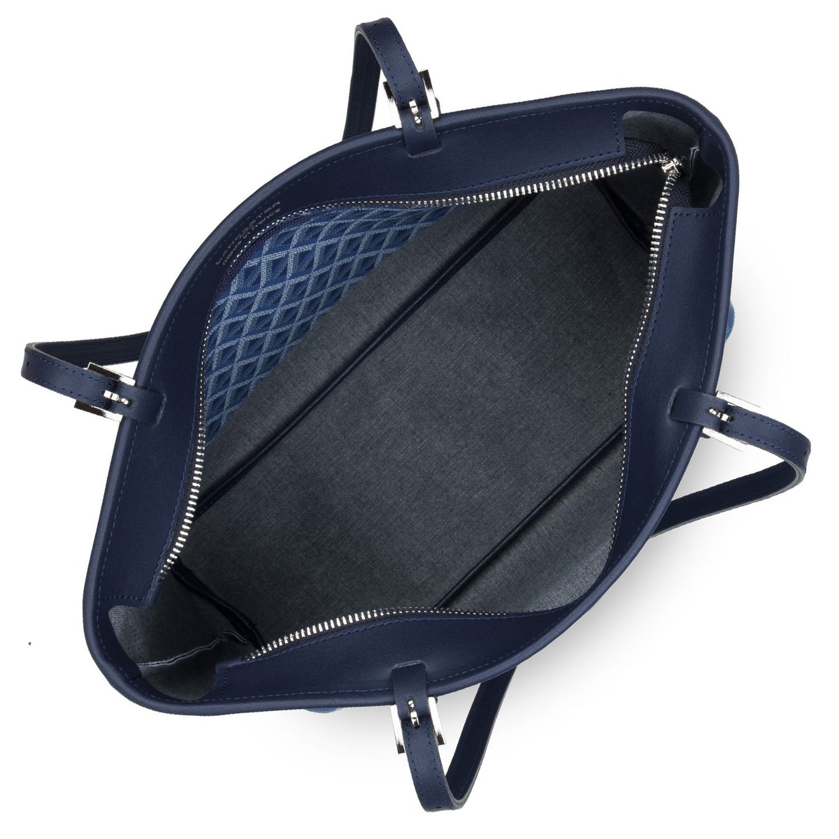 Sac cabas épaule, Made in France IKON bleu électrique, LANCASTER