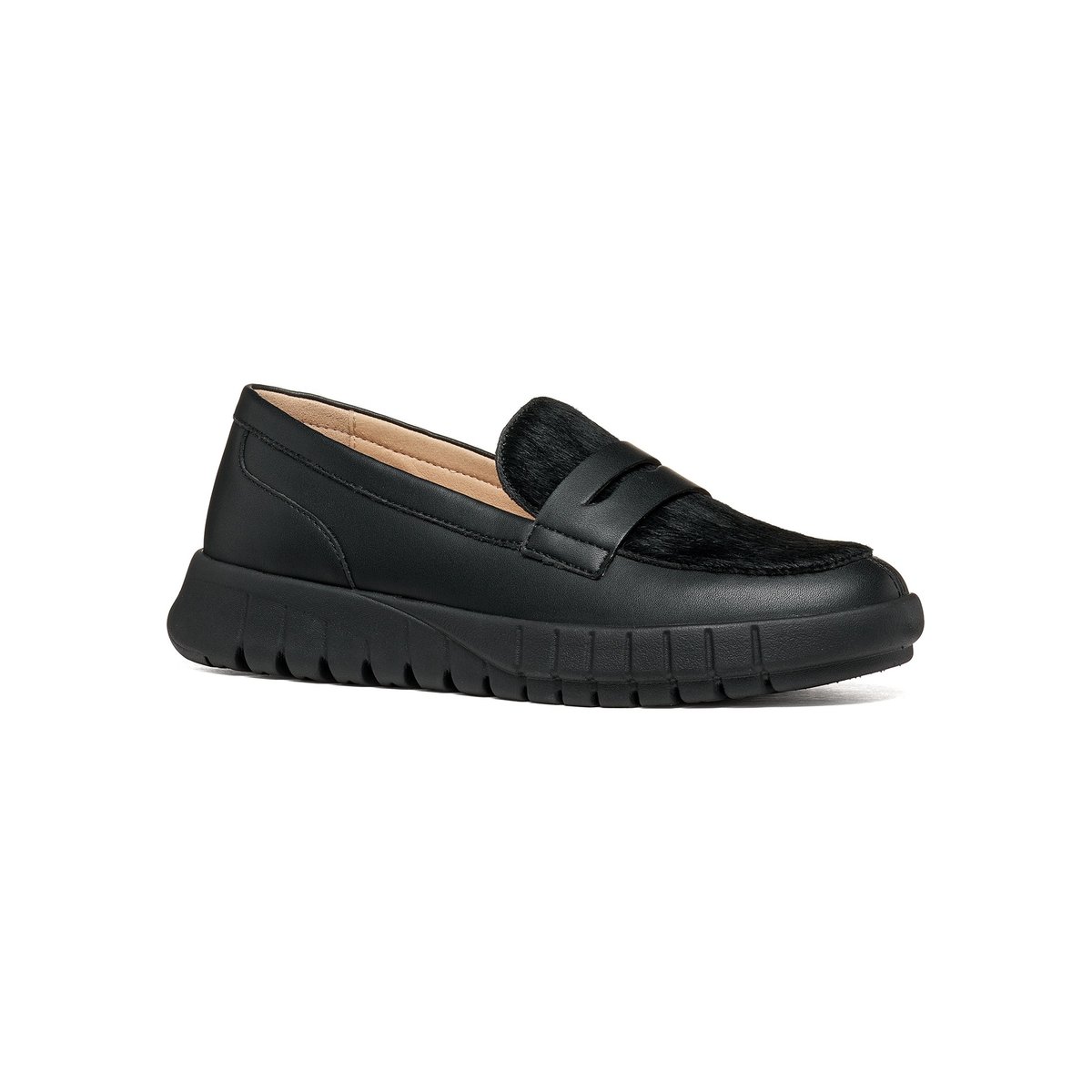 Mocassins D FLEXTRIDE noir, GEOX