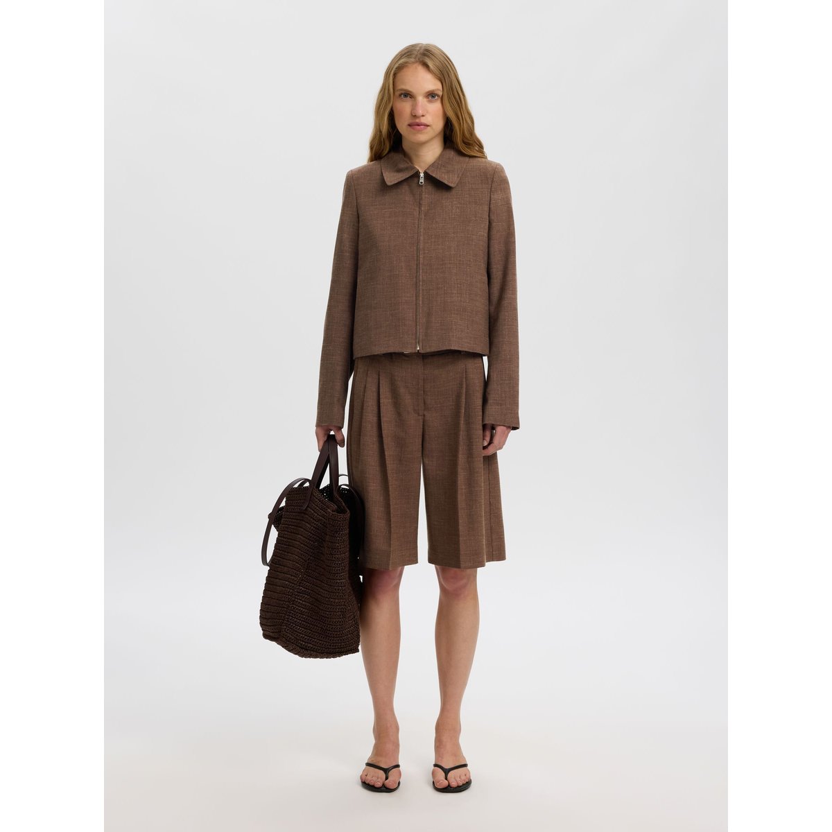 Veste Courte marron - delicioso1, SELECTED