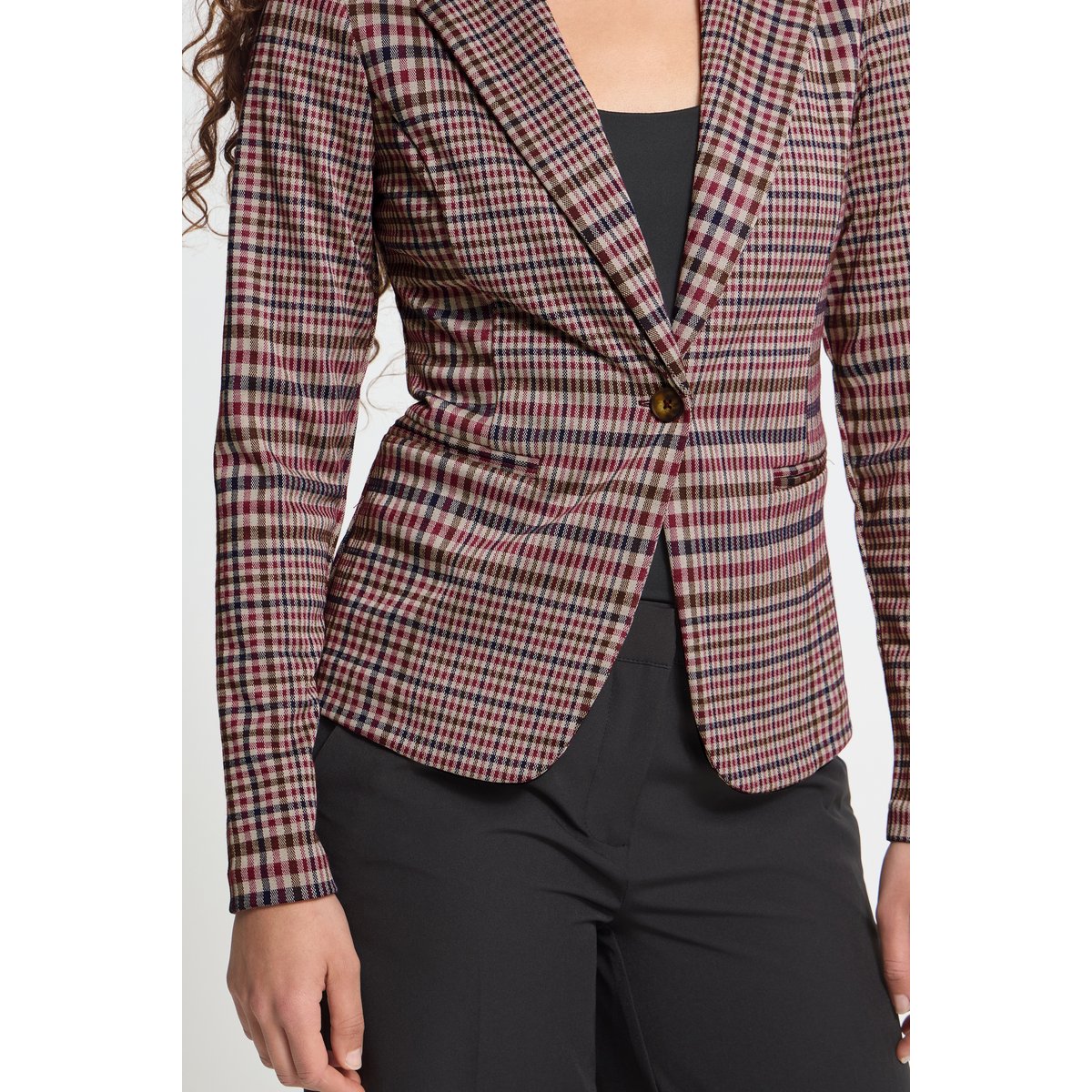 Blazer big check, ICHI