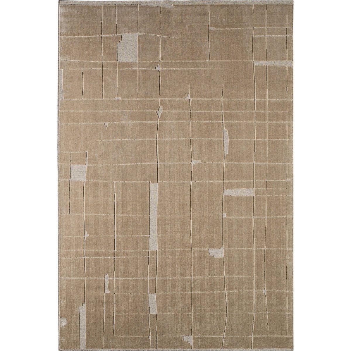 Tapis classique fait main, Style raffiné beige naturel doux et élégant, RECOLLECTION