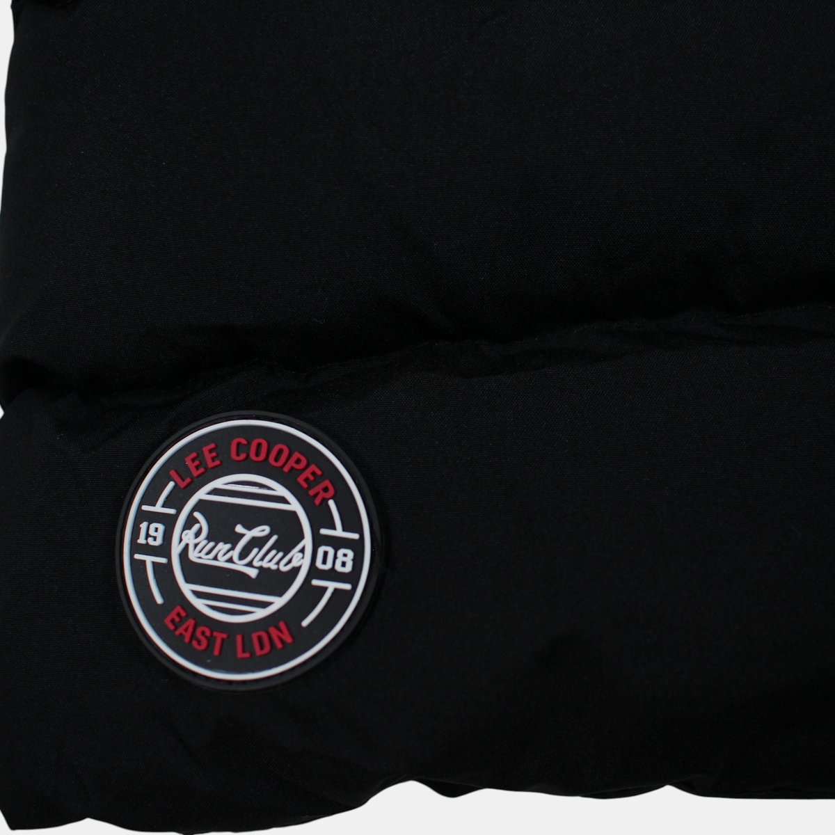 Doudoune longue zippée à capuche COCOON noir, LEE COOPER