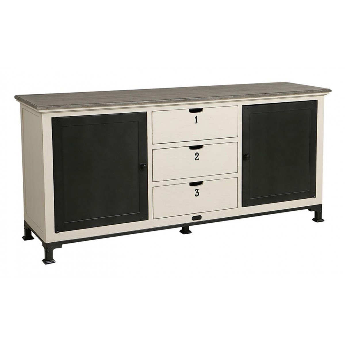 Buffet bas - OUESSANT blanc, INTERIOR'S
