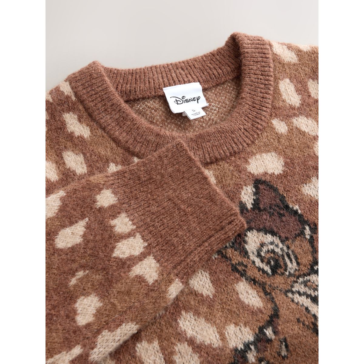 Pull ras du cou en maille à manches longues licence disney pour bambi, NEXT