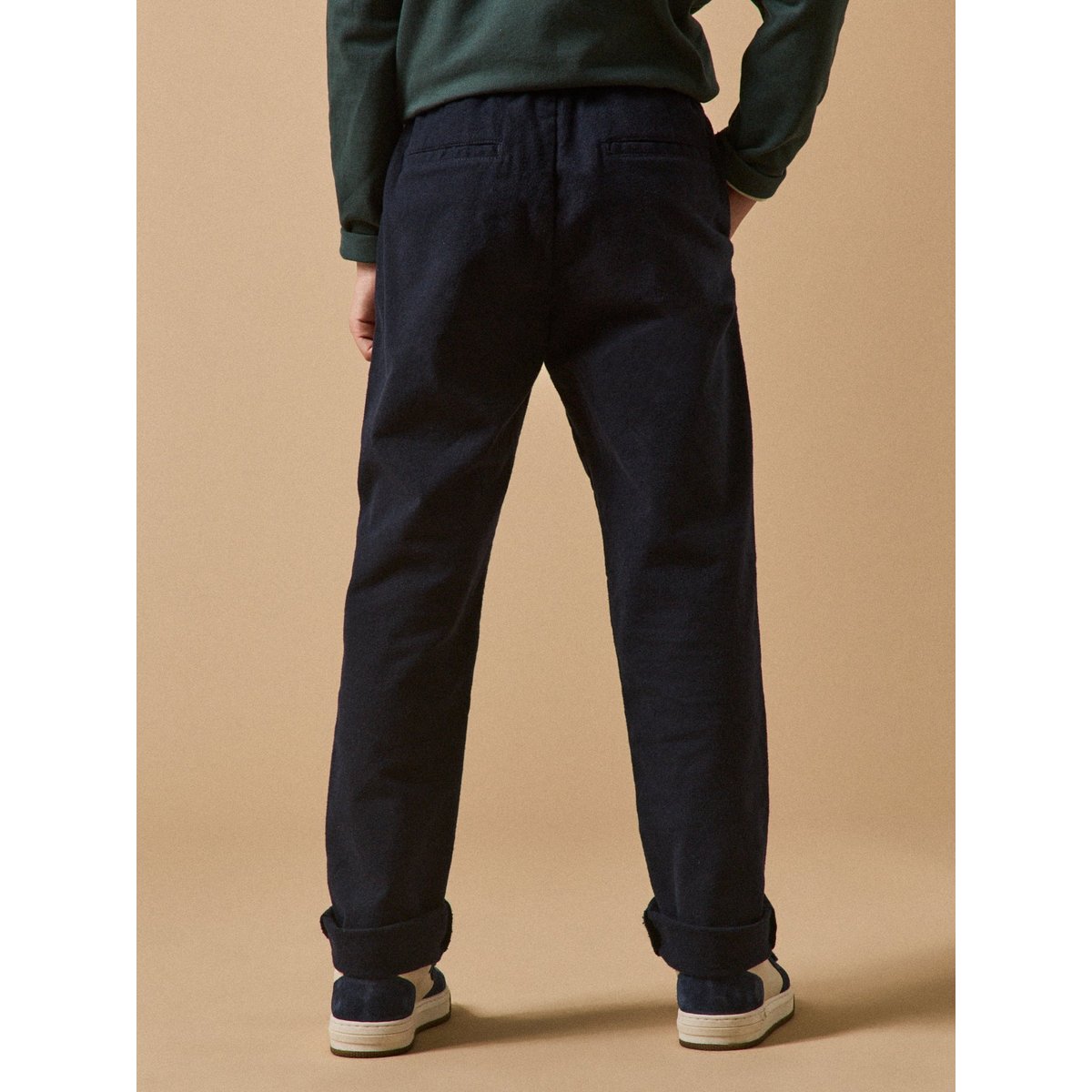 Pantalon confort marine, CYRILLUS
