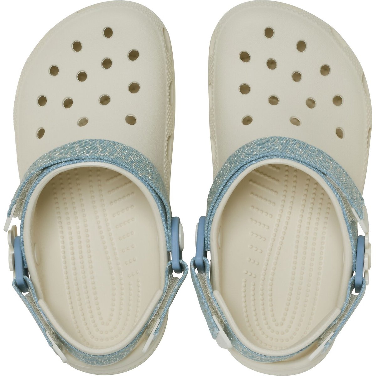 Sabots Classic Denim blanc/bleu, CROCS