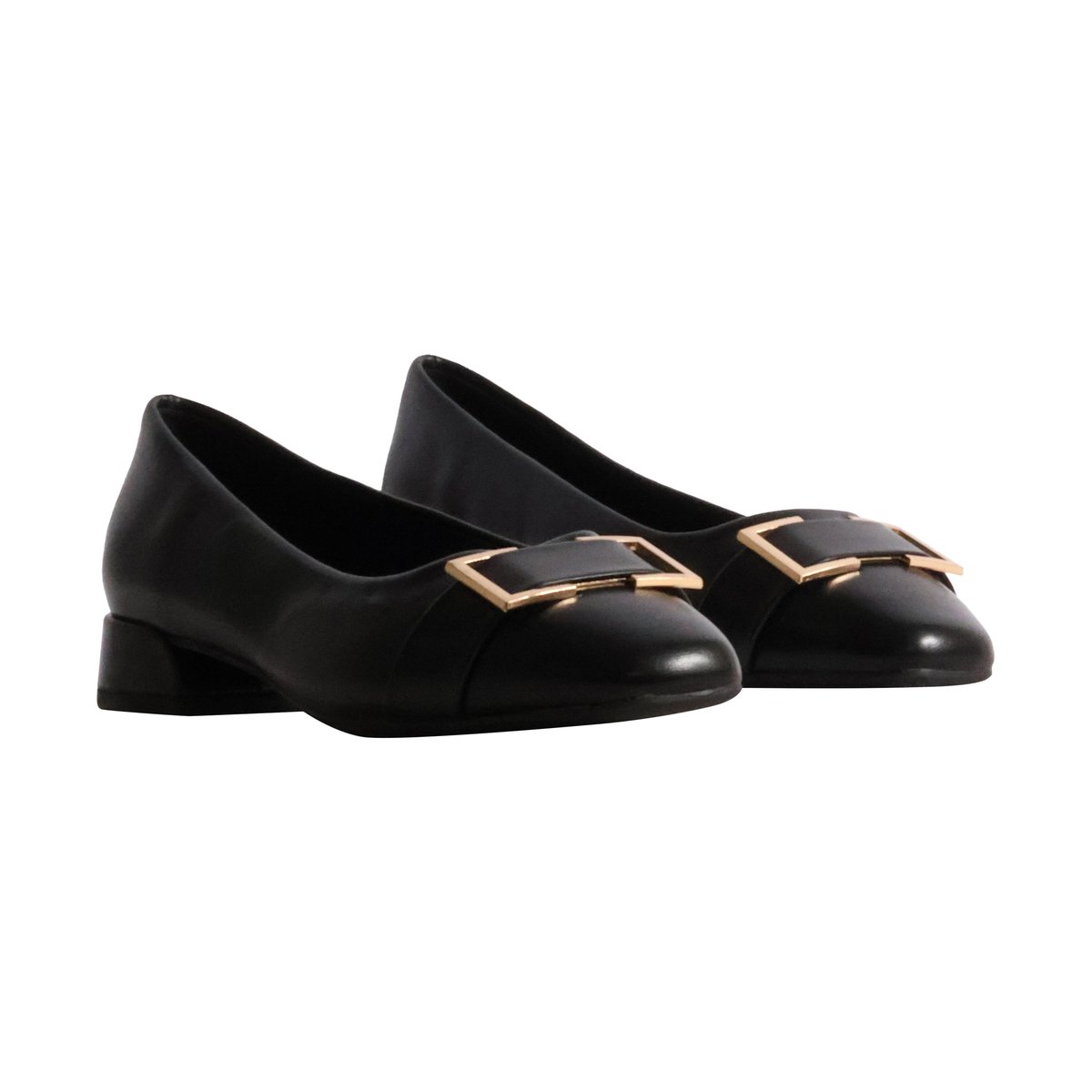 Ballerine à Talon R And B noir, ENZA NUCCI