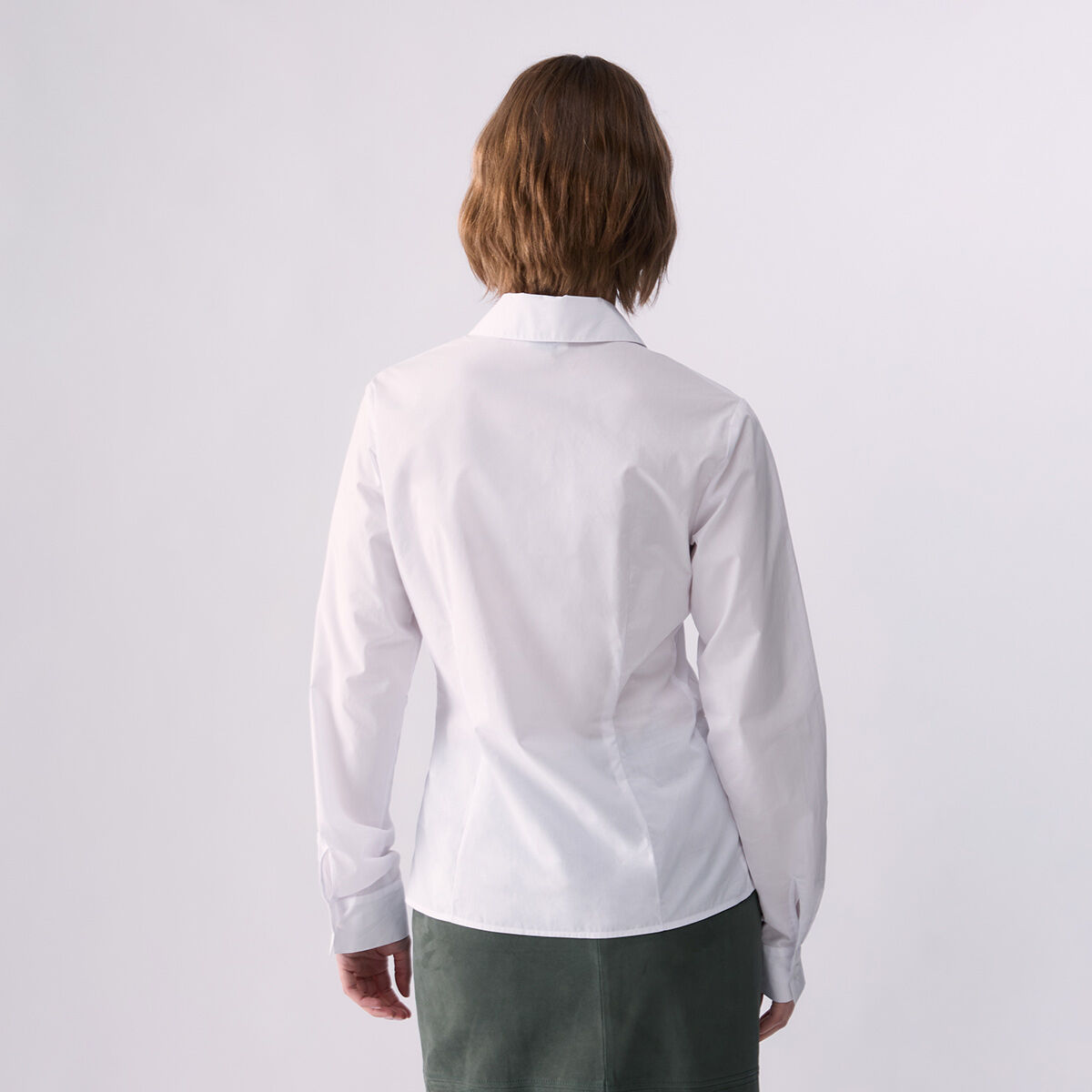 Chemise en popeline blanc et je t'aime, LIU JO
