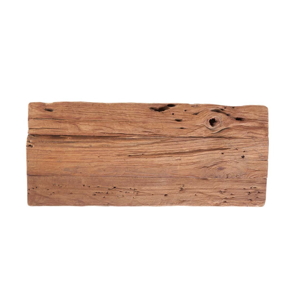 Tabouret en bois de teck FAB beige, BAZAR BIZAR