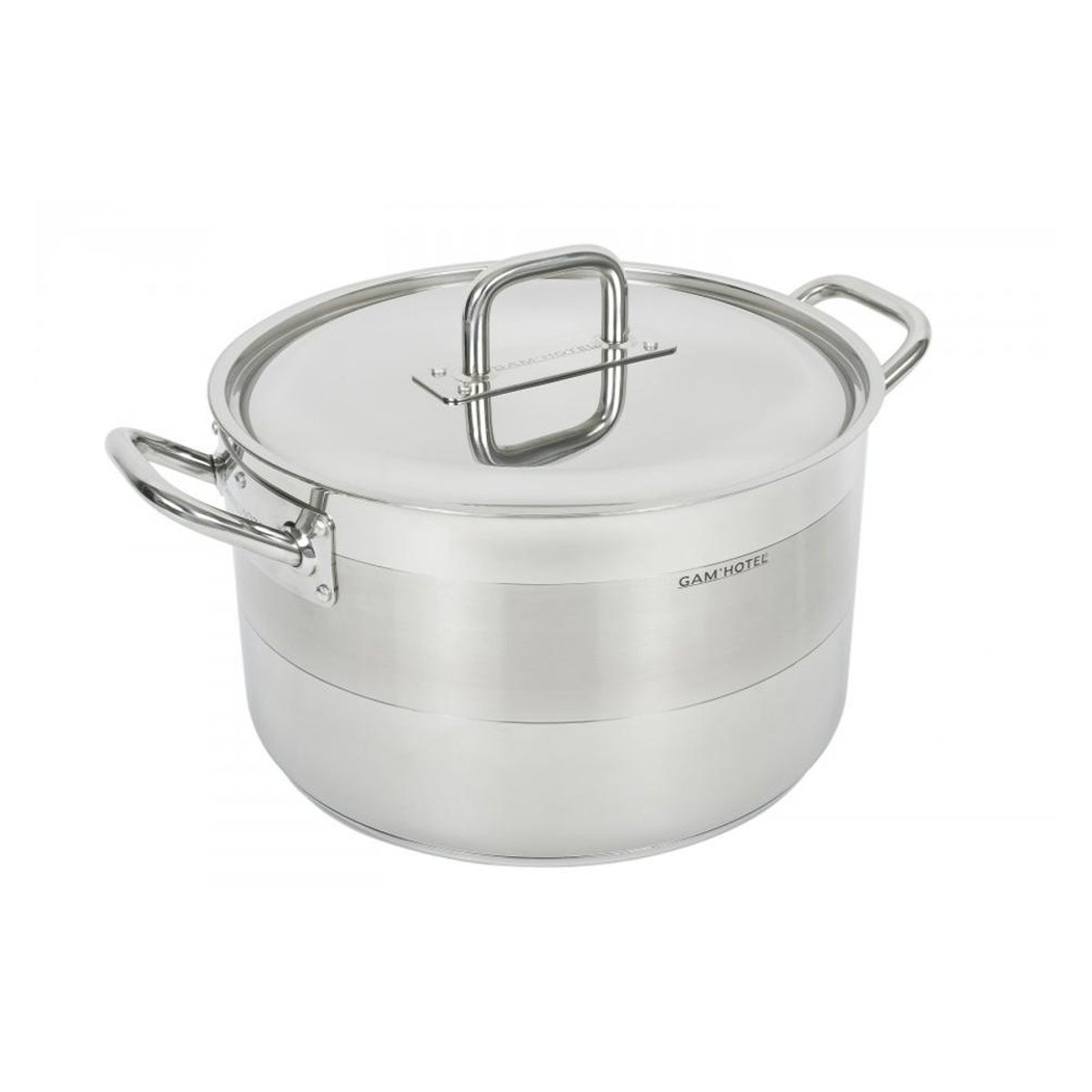 Marmite inox - 50cm induction couleur unique, GAM HOTEL