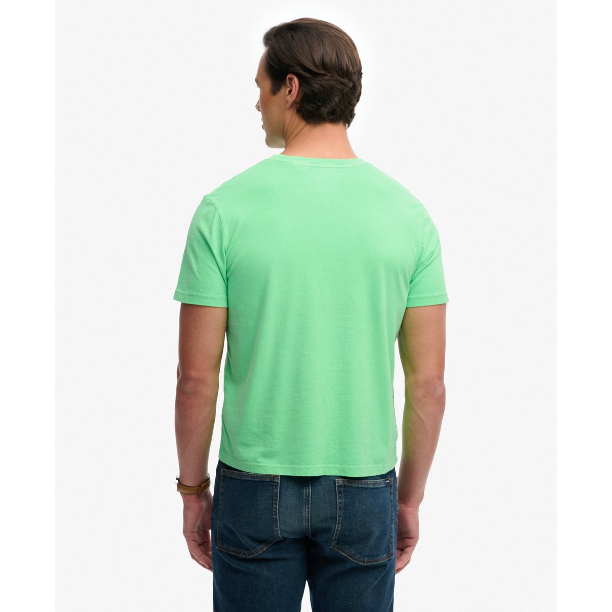 T-shirt Néon Essential Classic vert acide, SUPERDRY