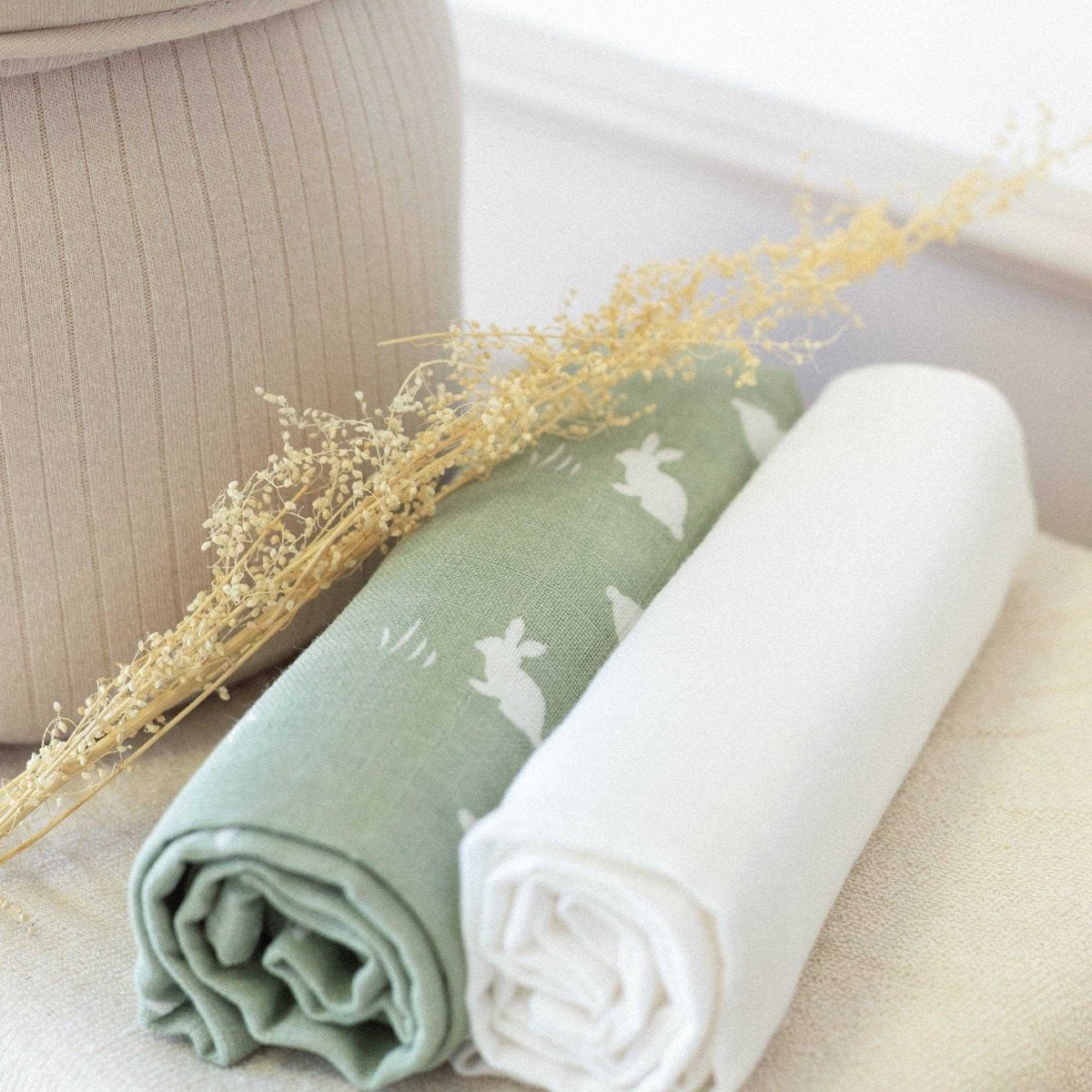 Lot 3 Langes Lapin 70x70cm v019845, TROIS KILOS SEPT