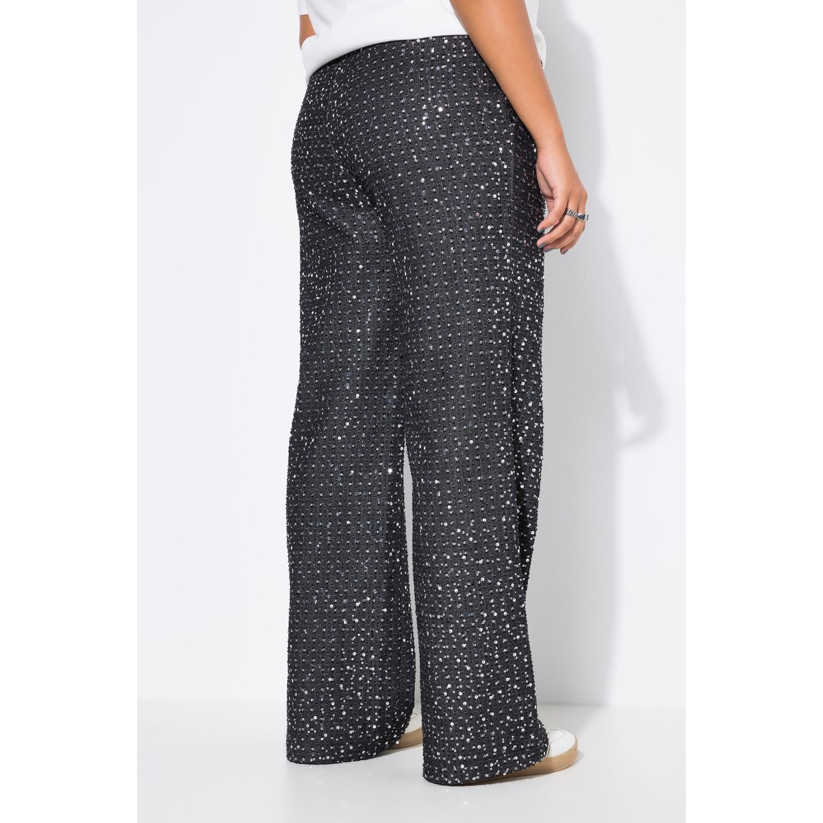 Jean coupe Wide Legs, aspect denim noir, STUDIO UNTOLD