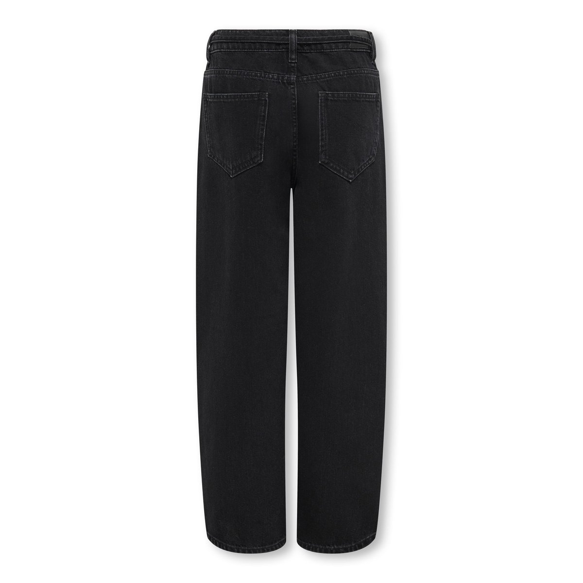 Jean Coupe Droite washed black, KIDS ONLY