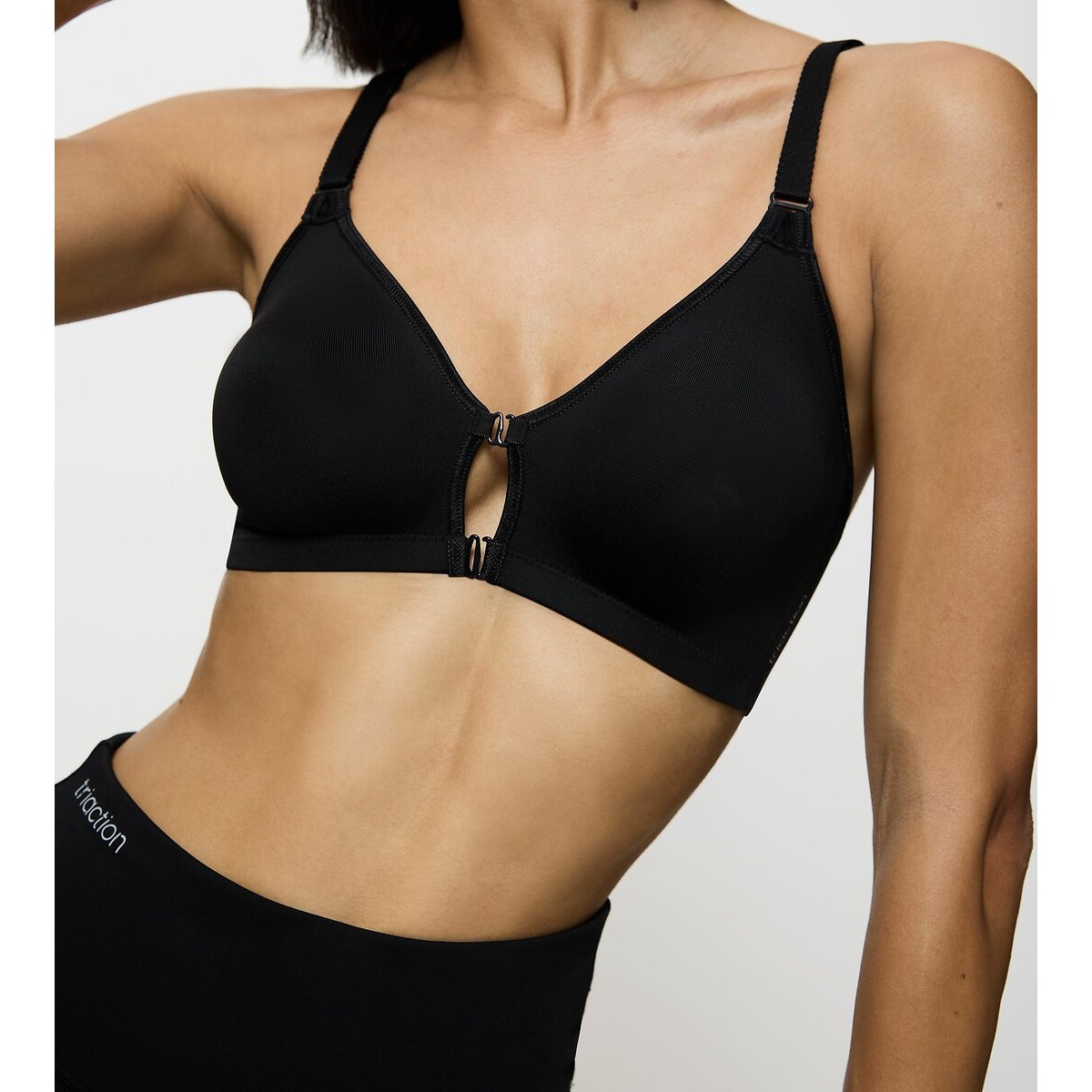 Sport-BH zonder beugels Fitness zwart, TRIUMPH