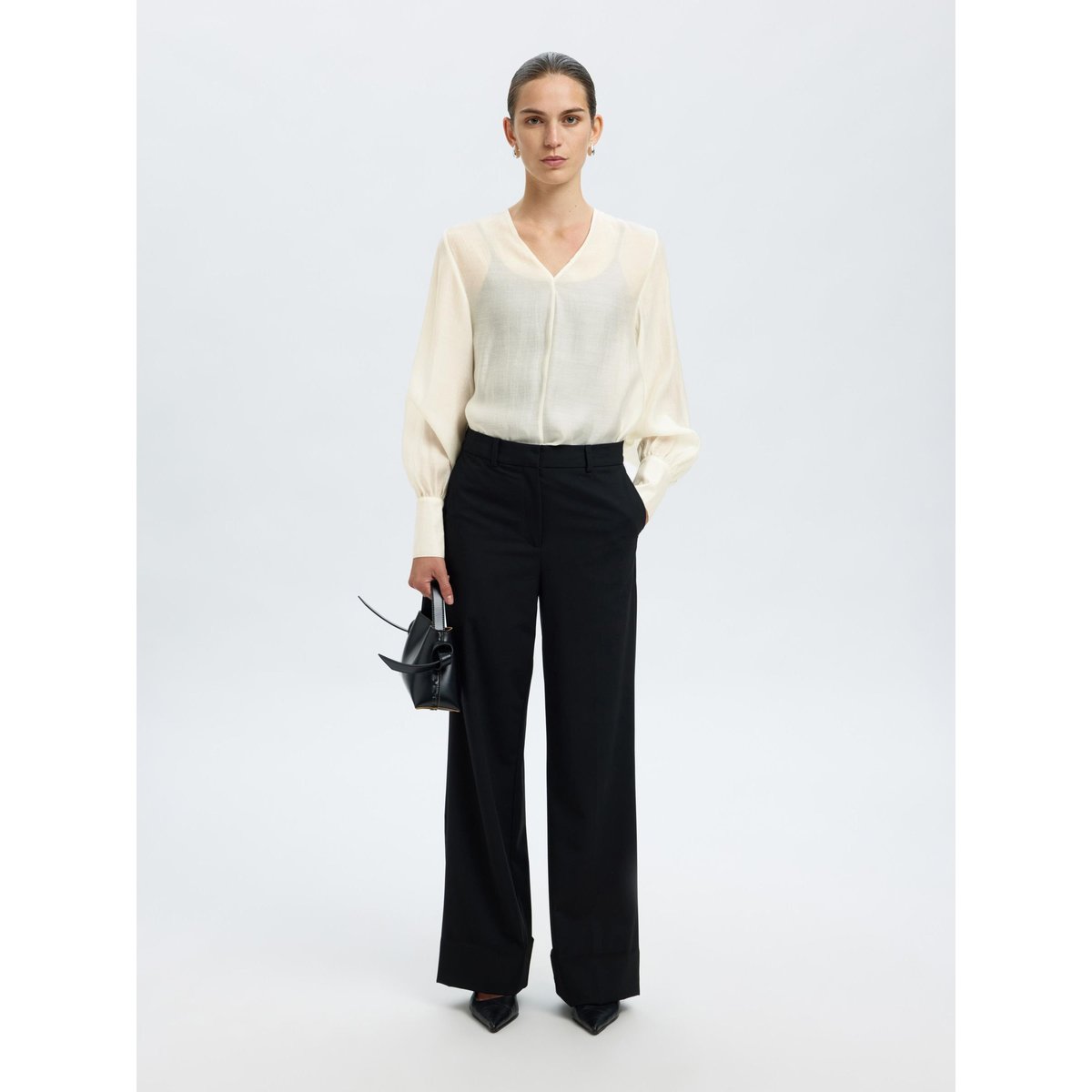 Blouse À Manches Longues birch, SELECTED