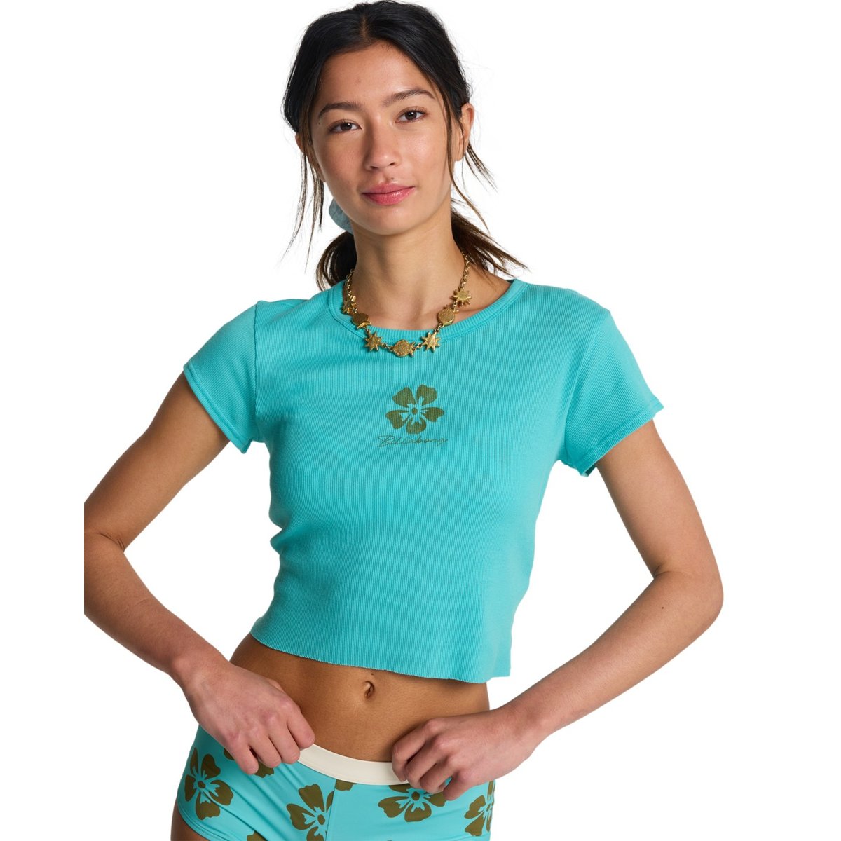 T-shirt court EVERY FULL MOON bleu ocean eyes, BILLABONG