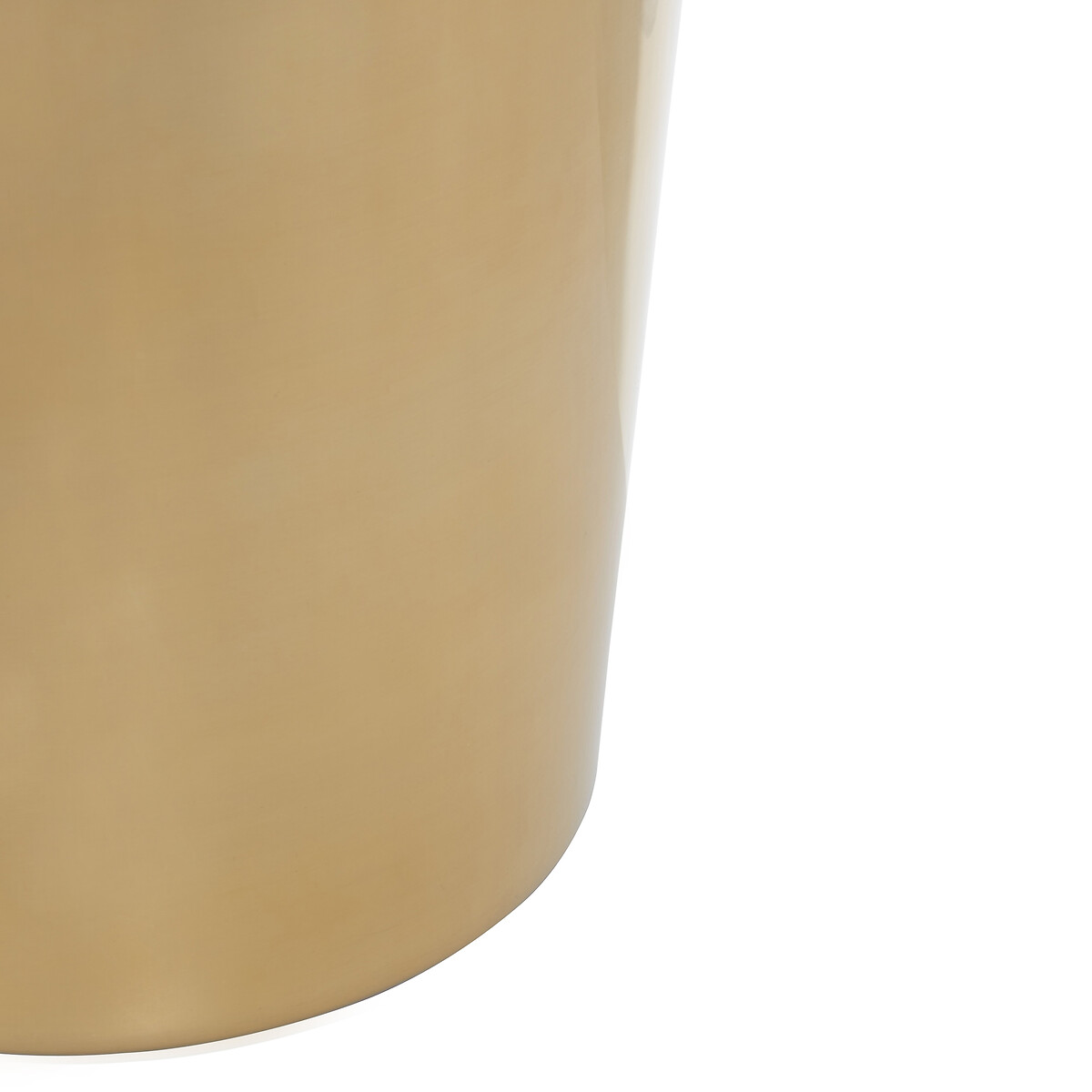 26cm Gold Metal Waste Bin gold-coloured, FIFTY FIVE SOUTH