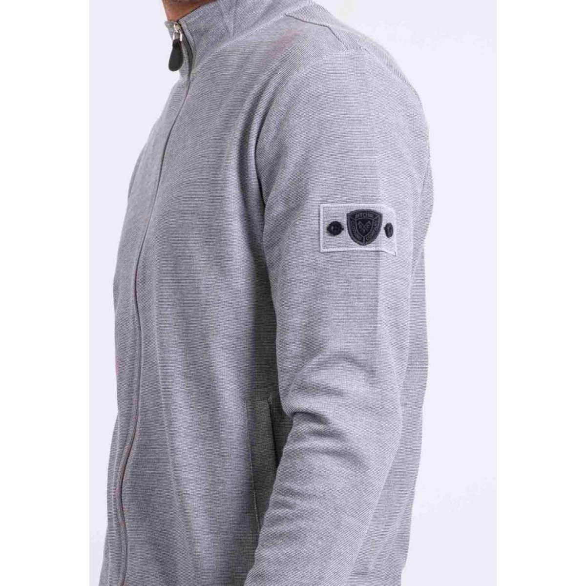 Sweat Zippé Col Montant Westunion noir, RITCHIE