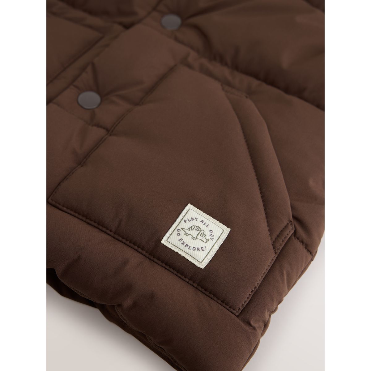 Veste sans manches à capuche marron, NEXT