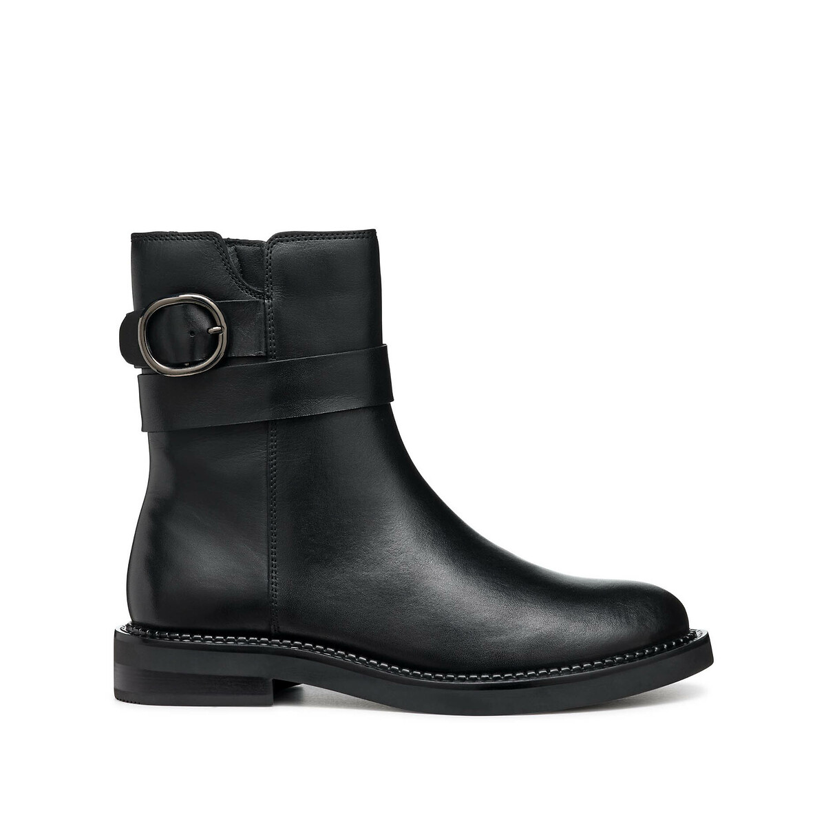 Serilda Ankle Boots in Breathable Leather black, GEOX